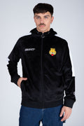 Poleron Zip Garfield Sticking Out Negro ERRANTE