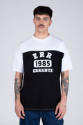 Polera M/C Nomad Negro/Blanco ERRANTE