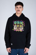 Poleron Hood Force Negro ERRANTE