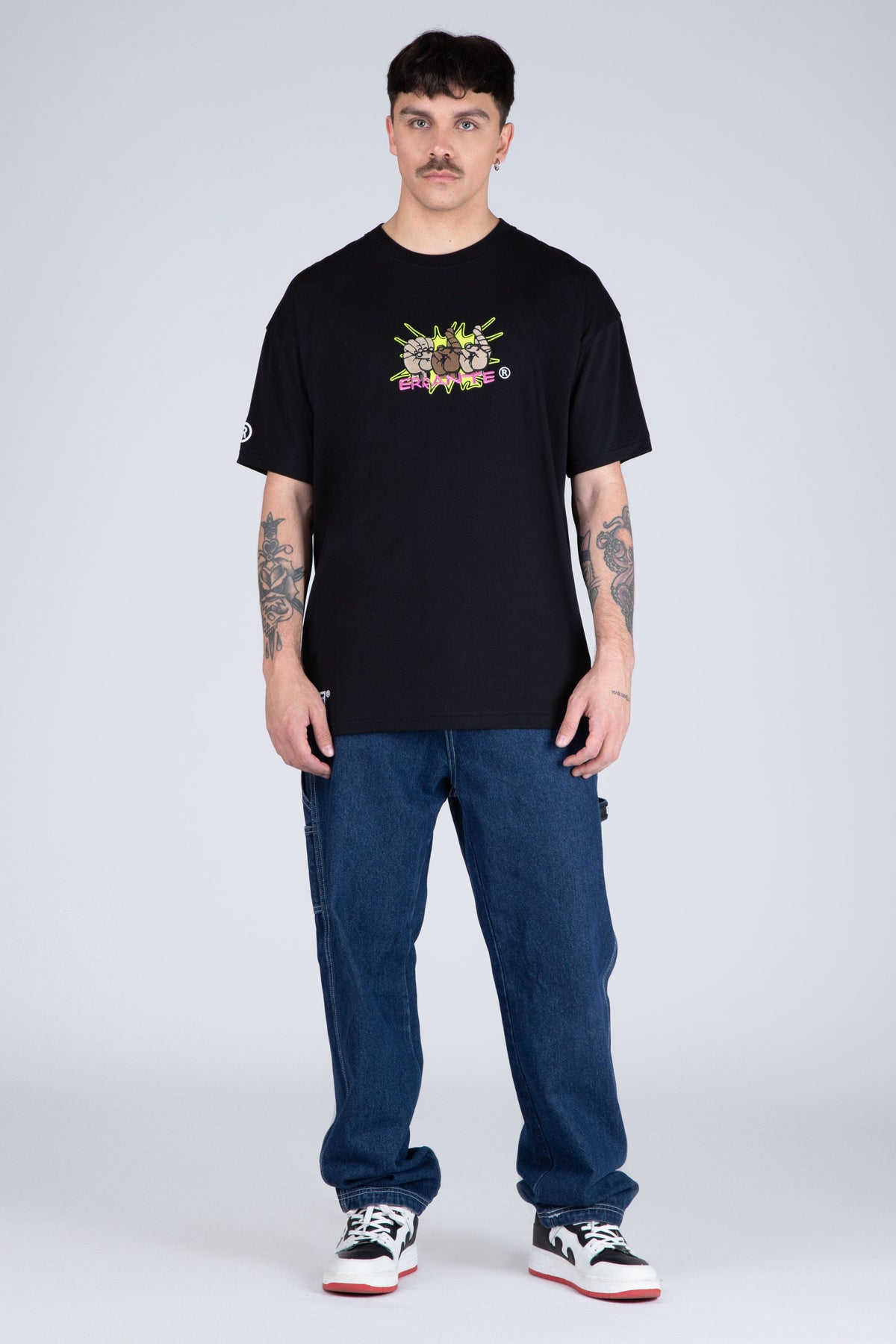 Polera M/C Force Negro ERRANTE