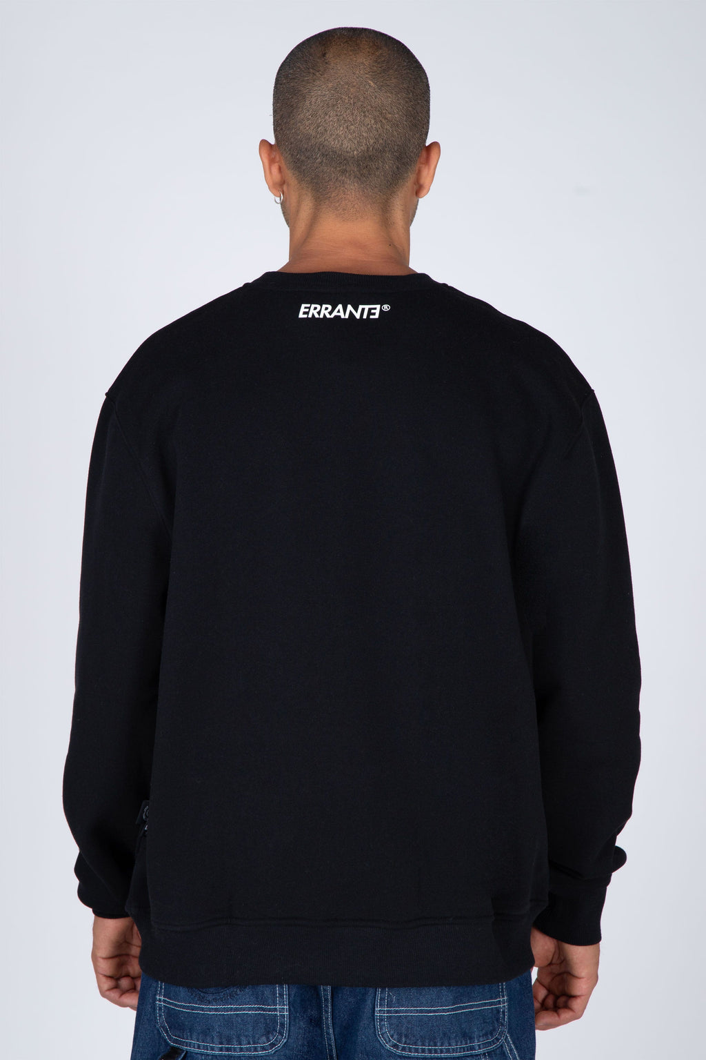 Poleron Crew Neck Gallery Negro ERRANTE