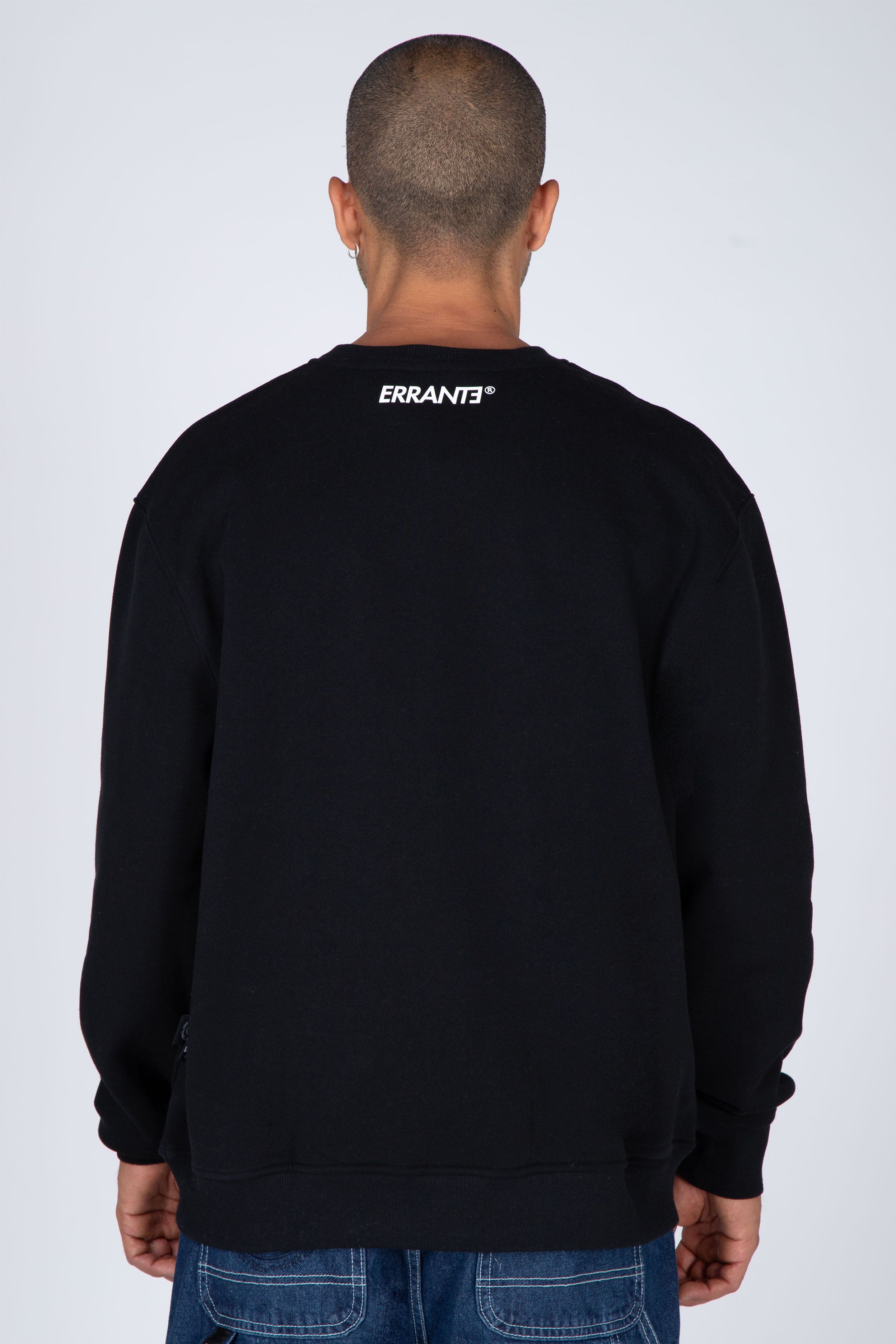 Poleron Crew Neck Gallery Negro ERRANTE