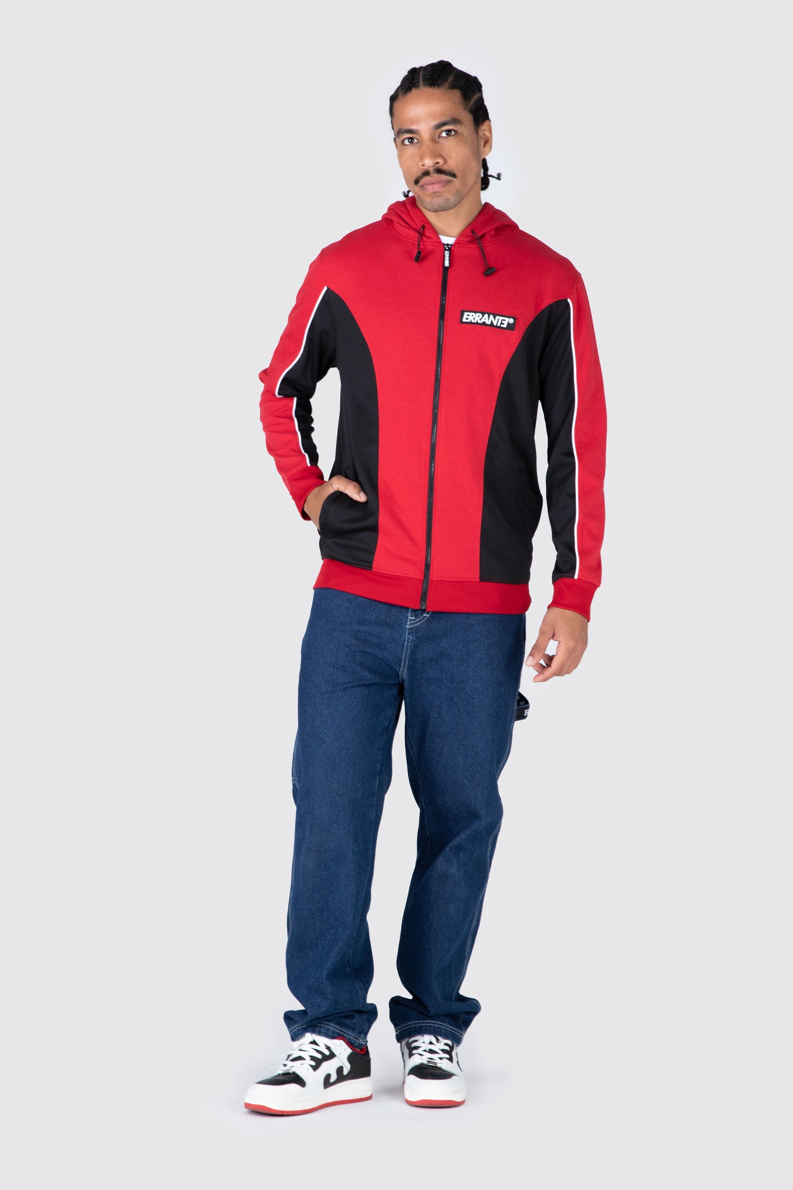Poleron Zip Spring Rojo ERRANTE