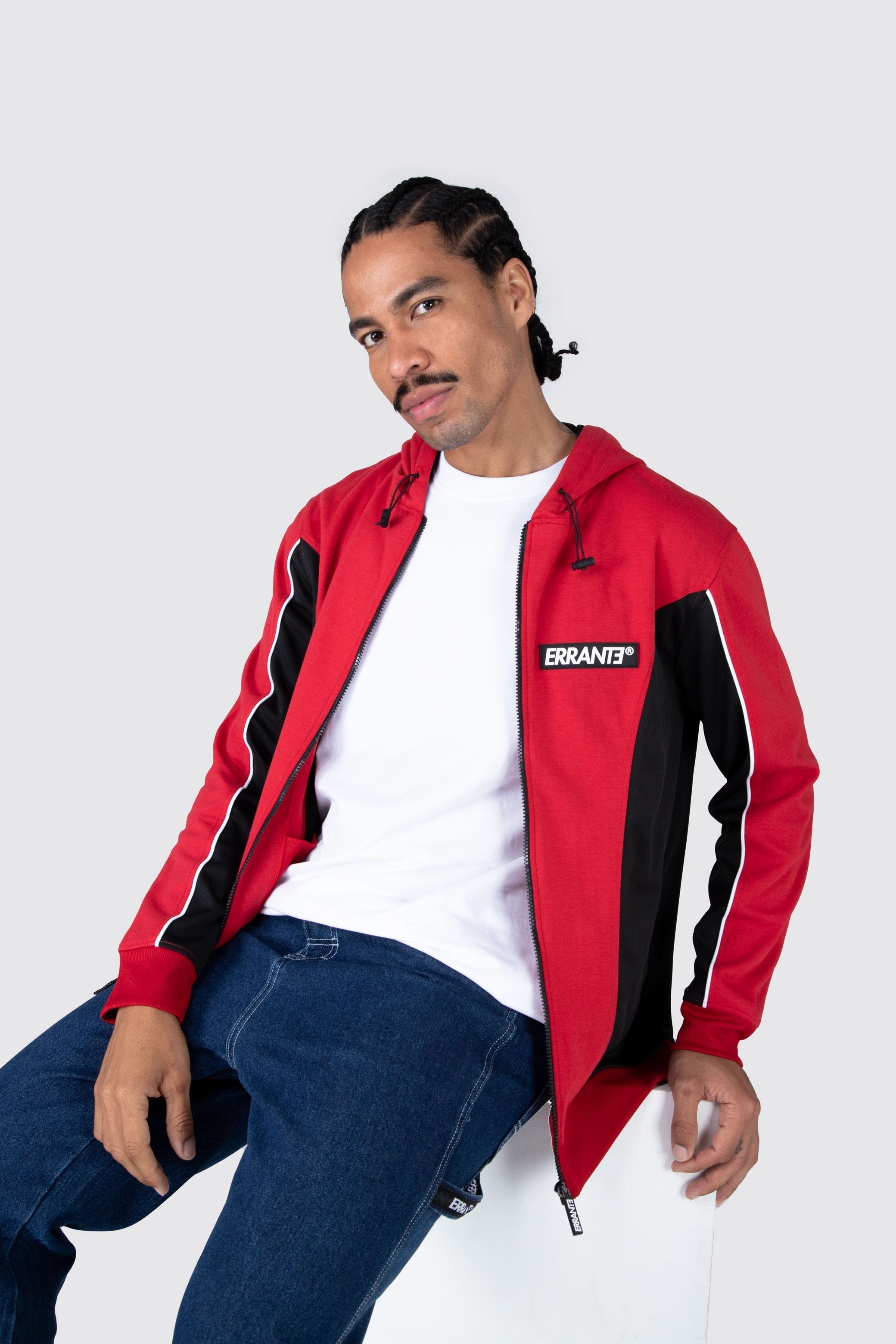 Poleron Zip Spring Rojo ERRANTE