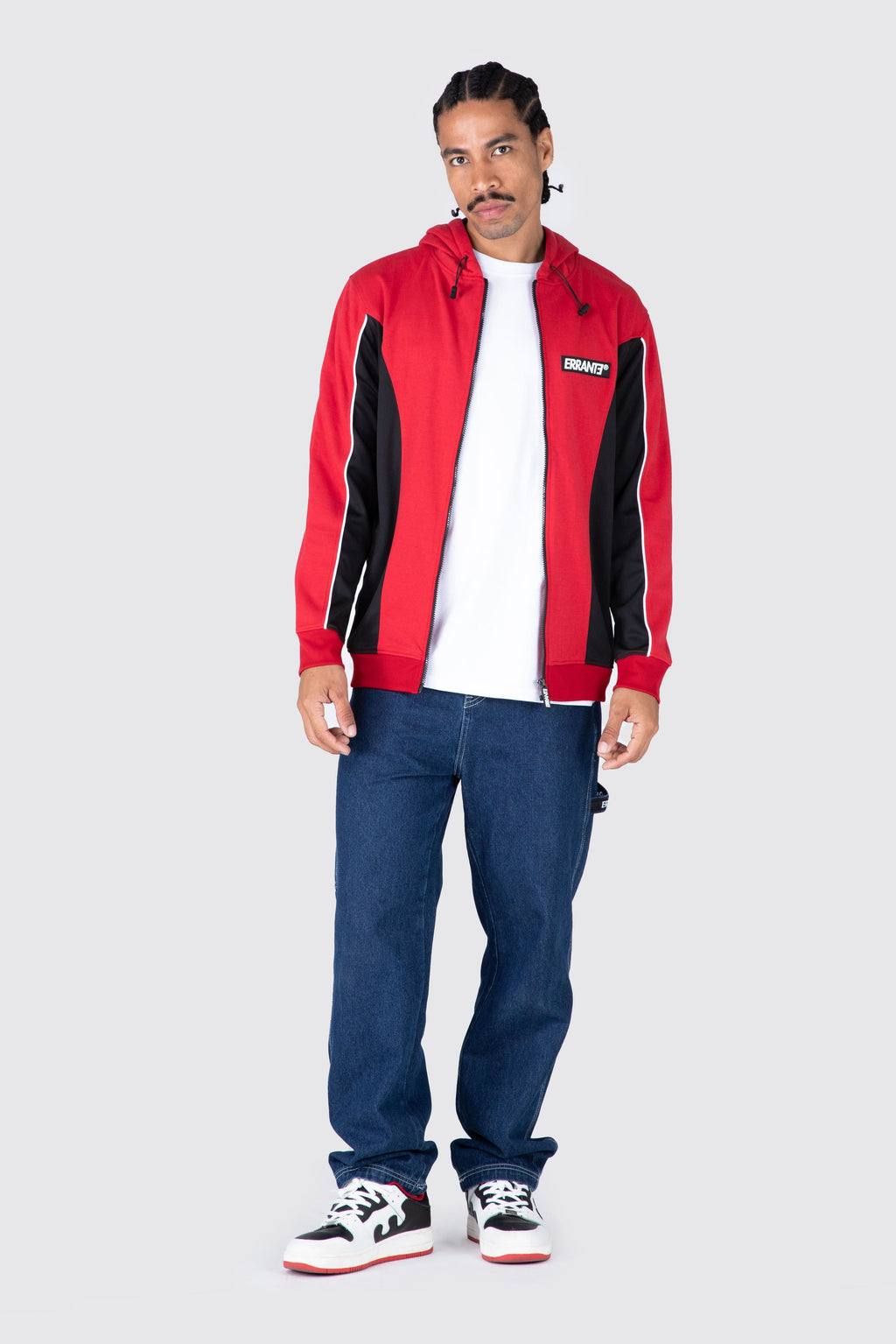 Poleron Zip Spring Rojo ERRANTE
