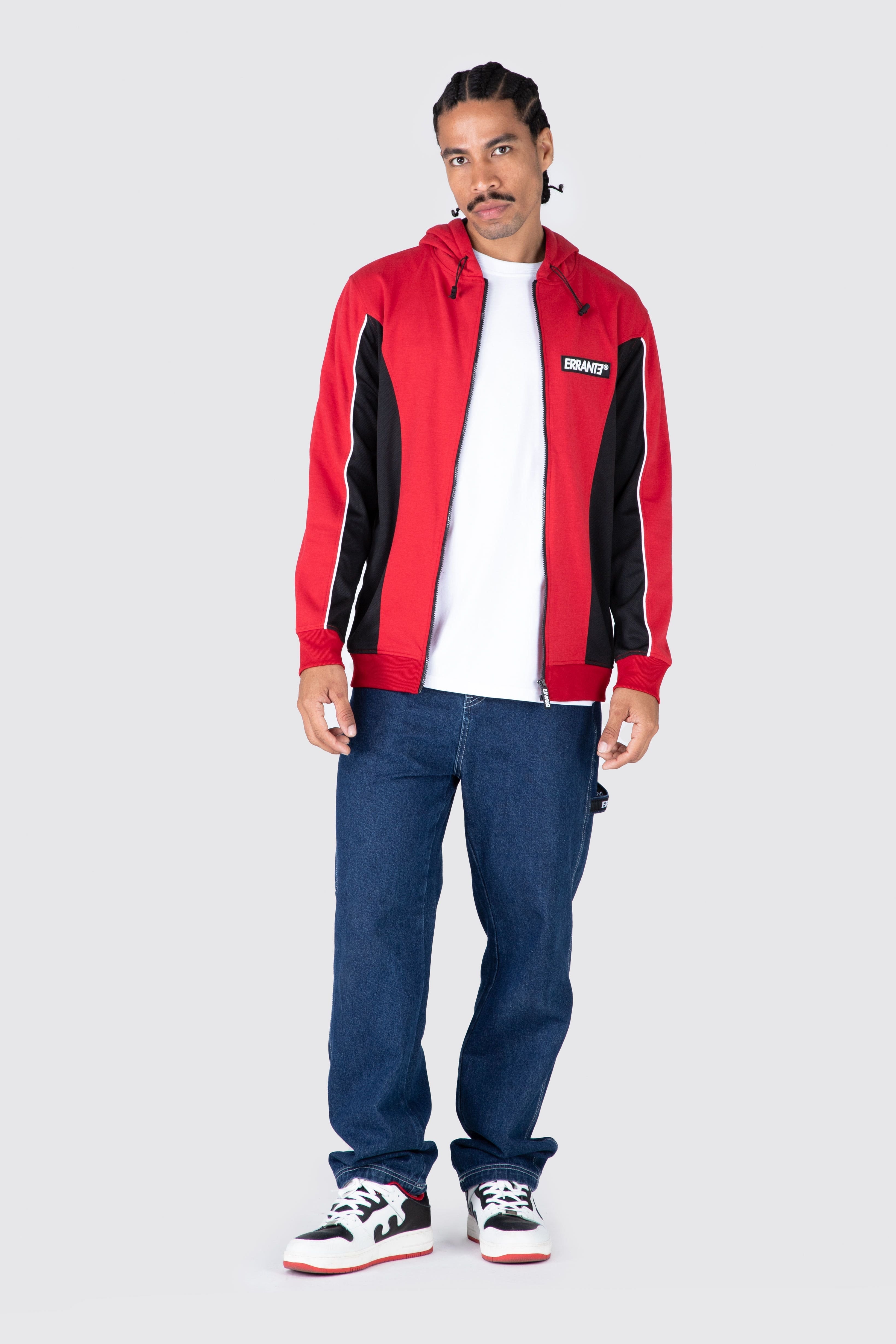 Poleron Zip Spring Rojo ERRANTE