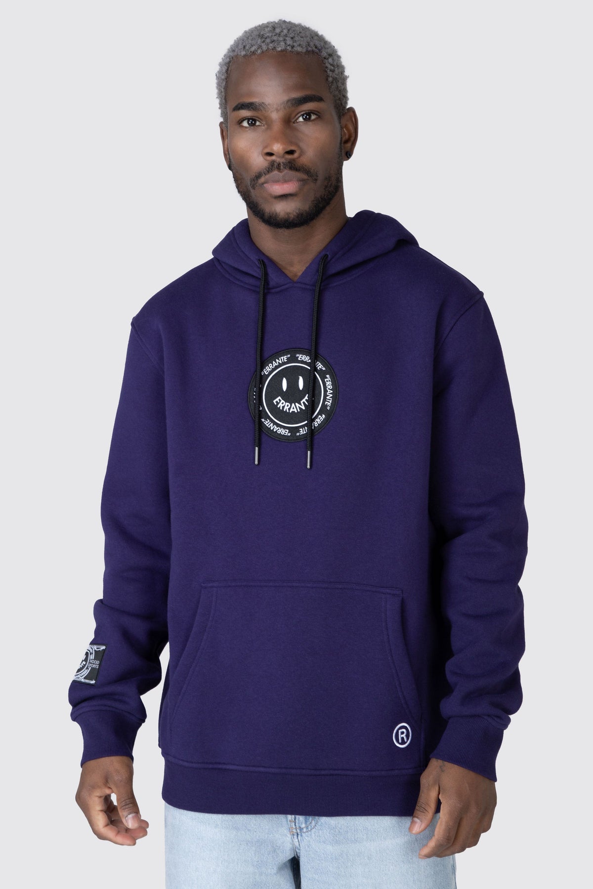 Poleron Hood Smile Trend Morado ERRANTE 