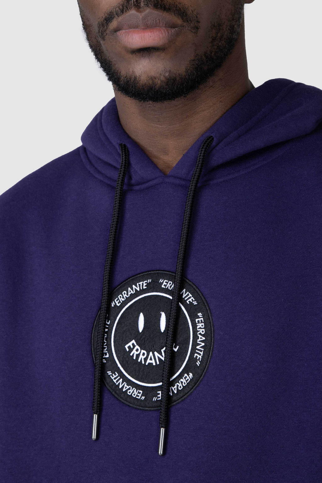 Poleron Hood Smile Trend Morado ERRANTE 