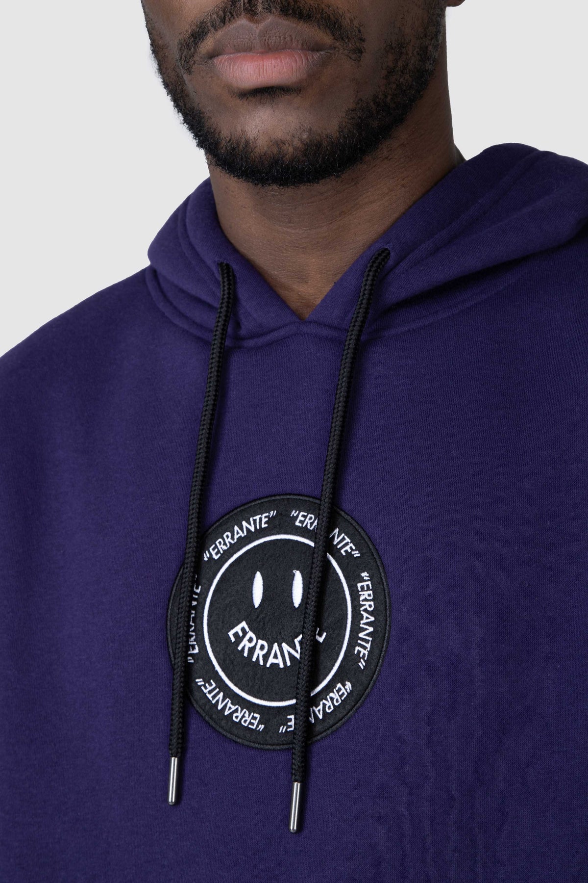 Poleron Hood Smile Trend Morado ERRANTE 