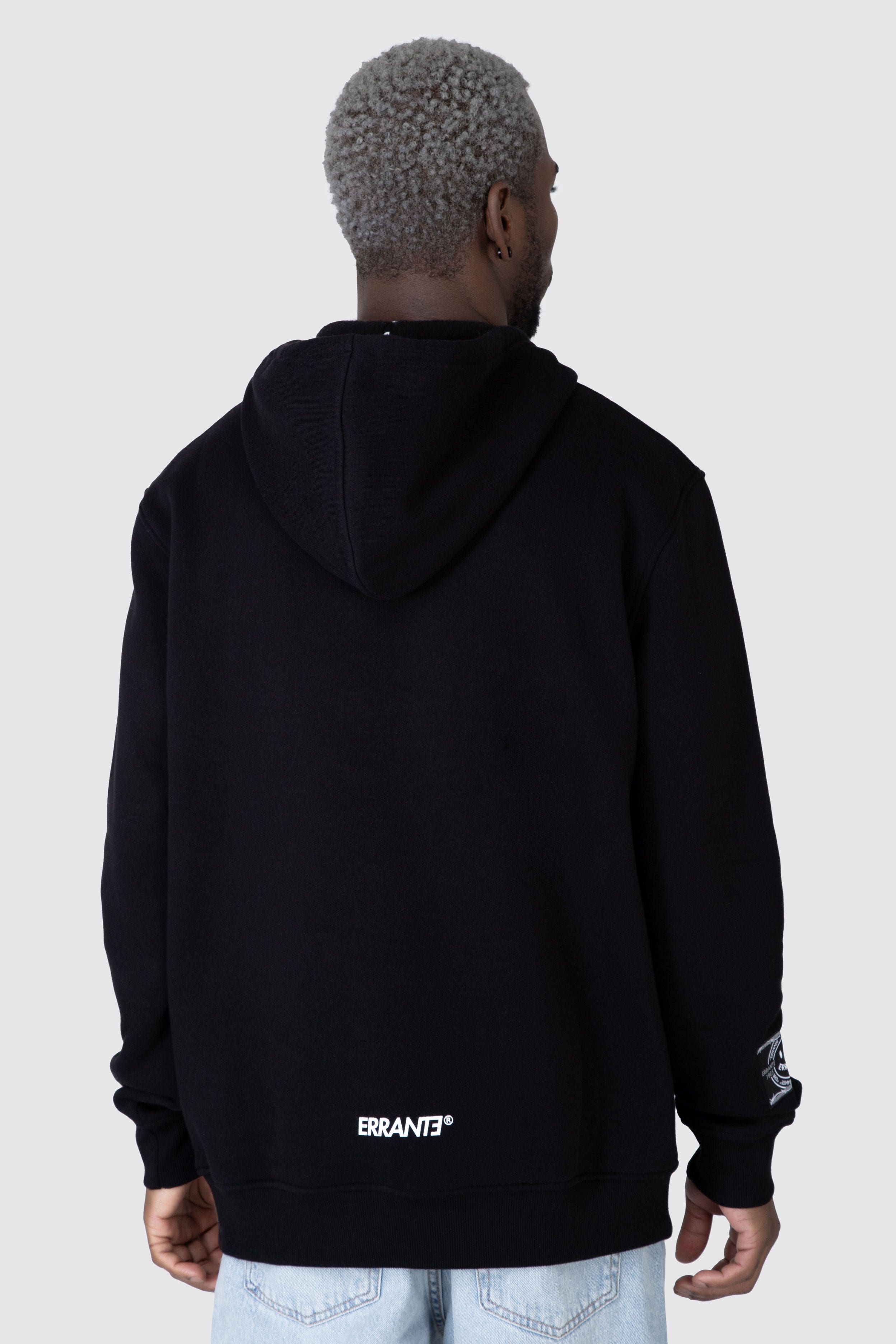 Poleron Hood Smile Trend Negro ERRANTE 