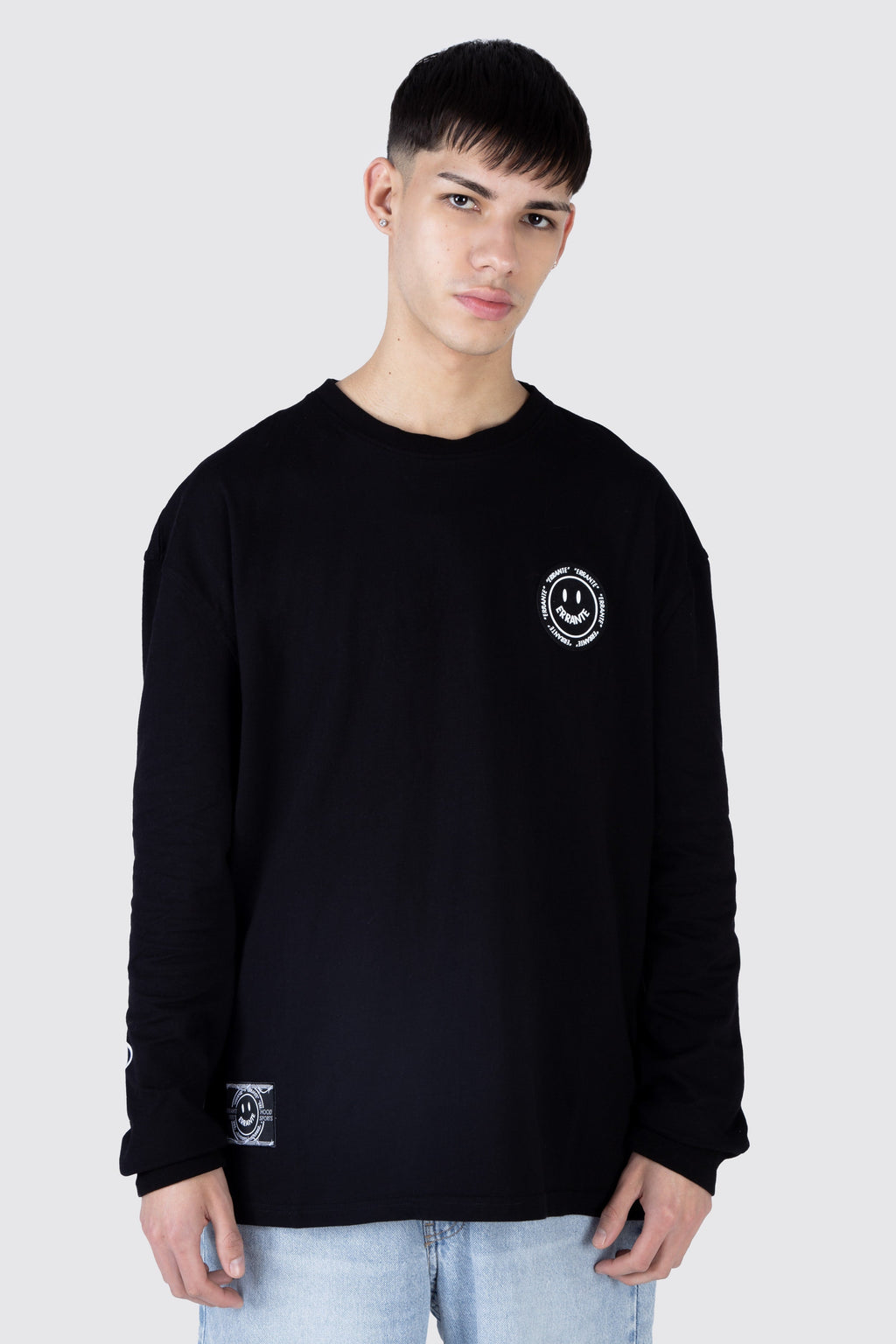 Polera M/L Smile Trend Negro ERRANTE