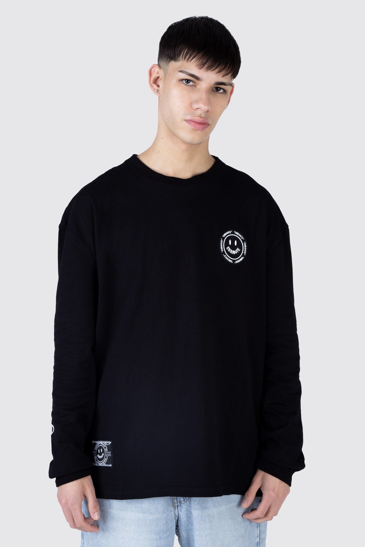 Polera M/L Smile Trend Negro ERRANTE