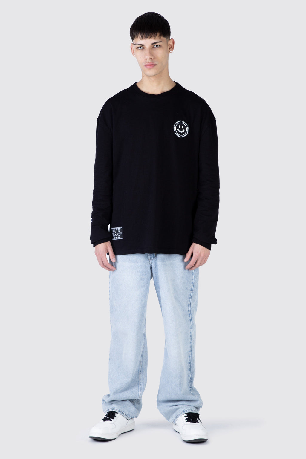 Polera M/L Smile Trend Negro ERRANTE