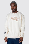 Poleron Crew Neck Box Groovy Blanco Errante 