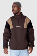 Poleron Half Zip Blocklife Café ERRANTE 