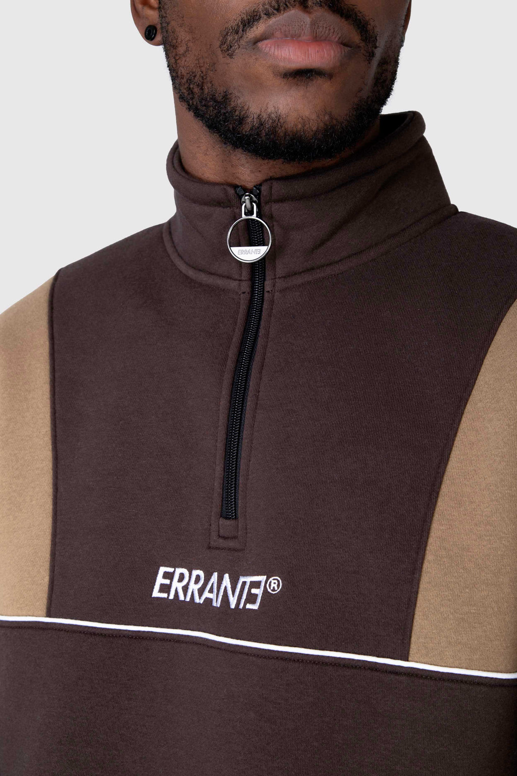 Poleron Half Zip Blocklife Café ERRANTE 