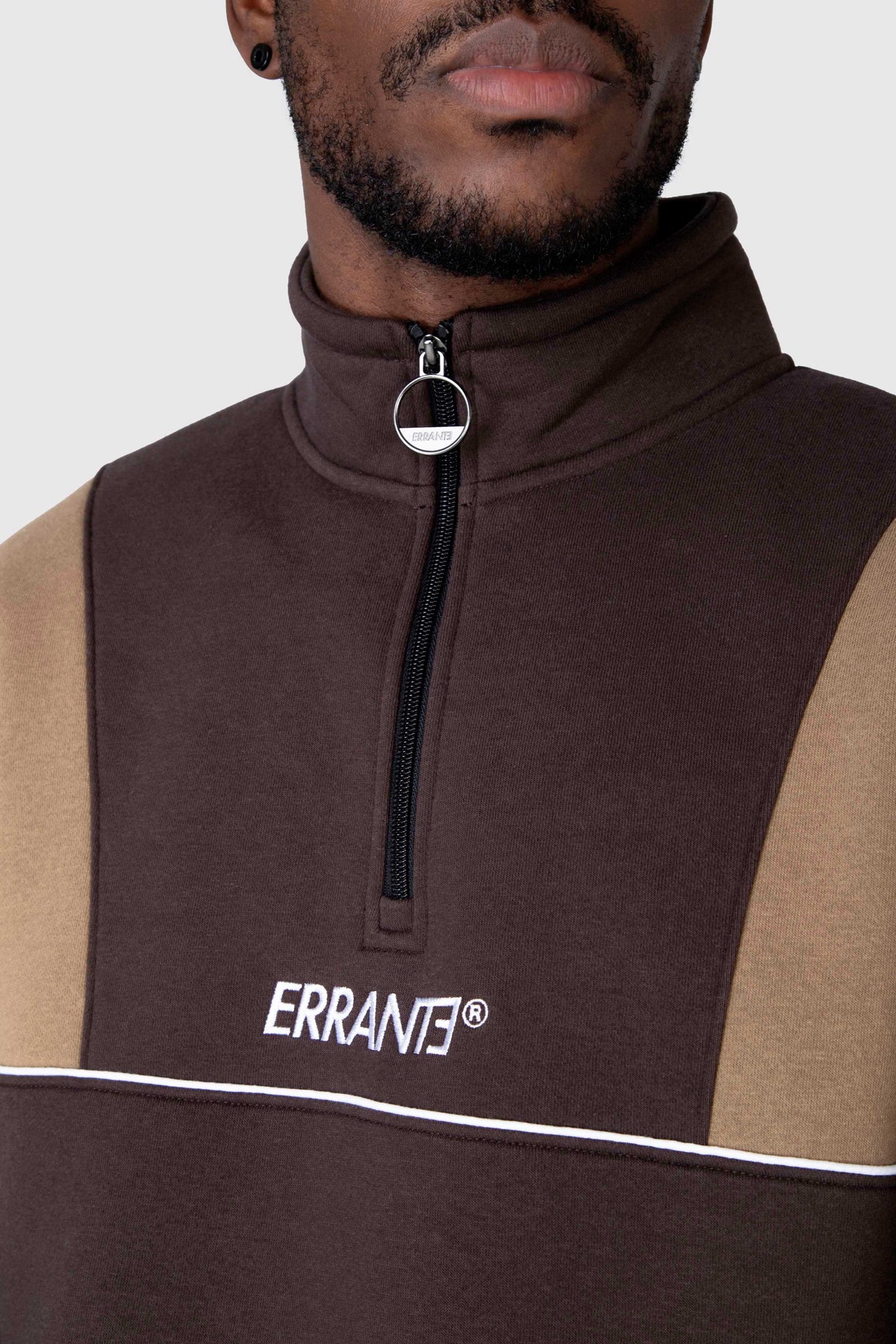 Poleron Half Zip Blocklife Café ERRANTE 