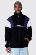 Poleron Half Zip Blocklife Negro ERRANTE 