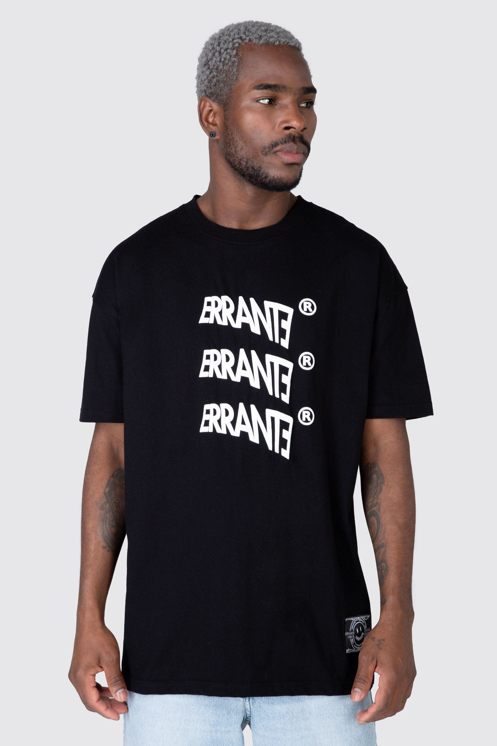 Polera M/C Box Groovy Negro Errante 
