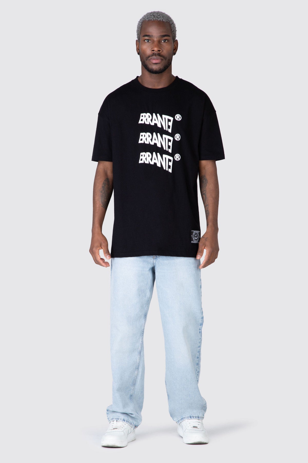 Polera M/C Box Groovy Negro Errante 