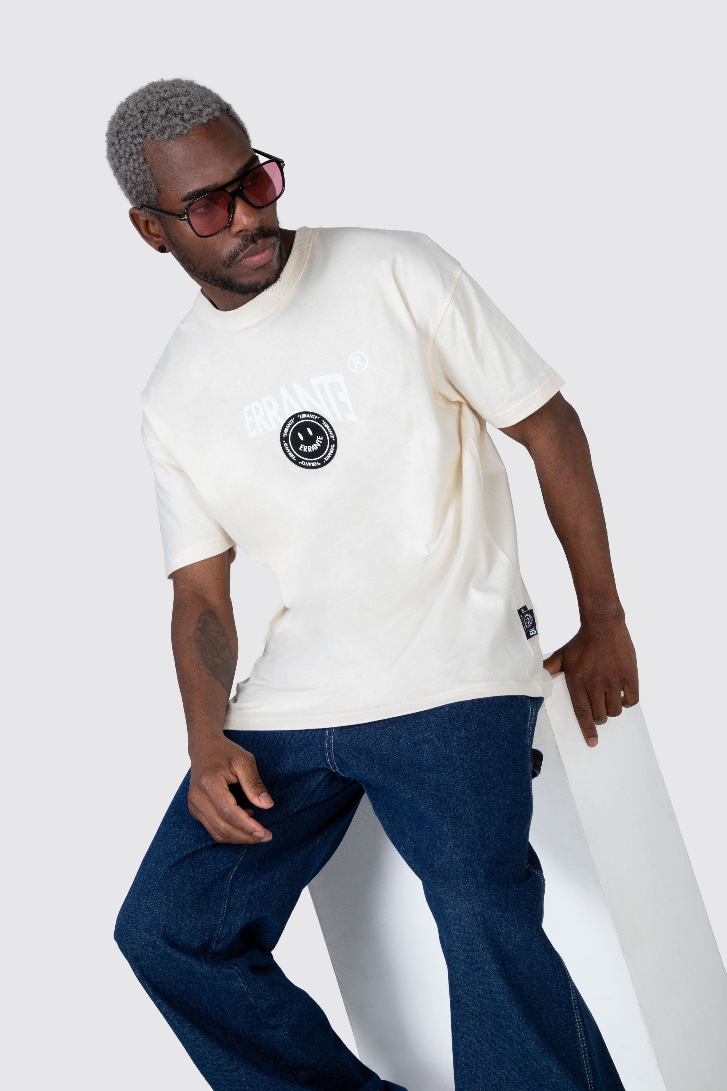 Polera M/C Boxy Blanco ERRANTE 