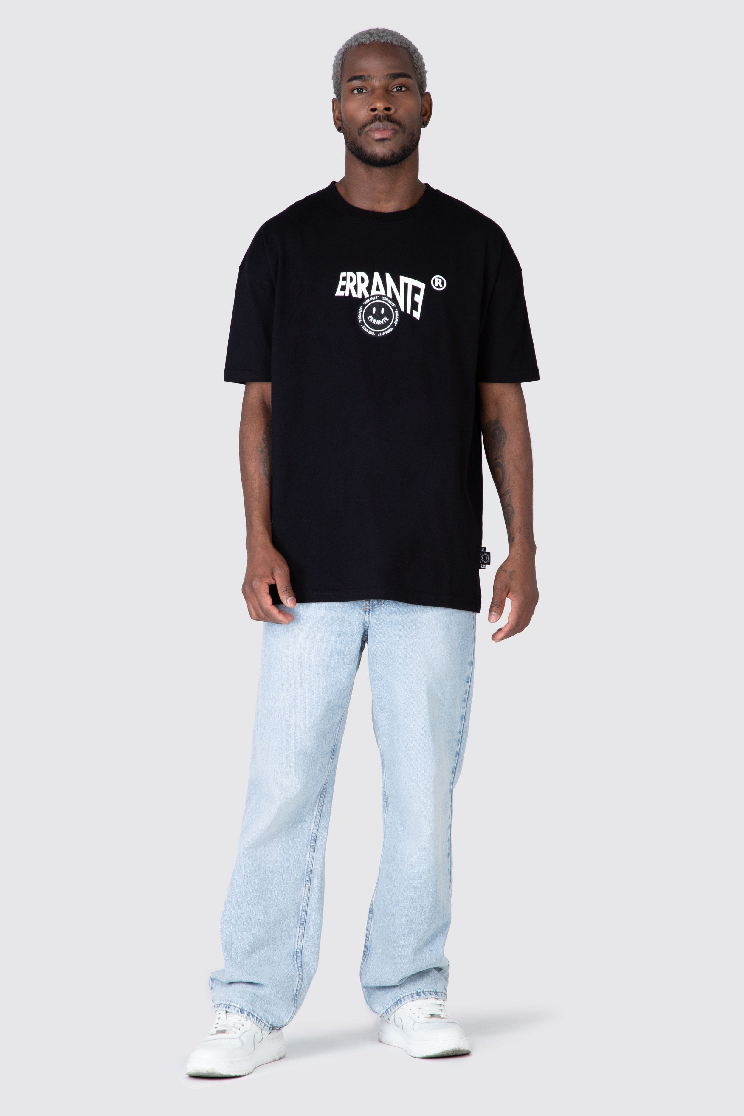Polera M/C Boxy Negro ERRANTE 