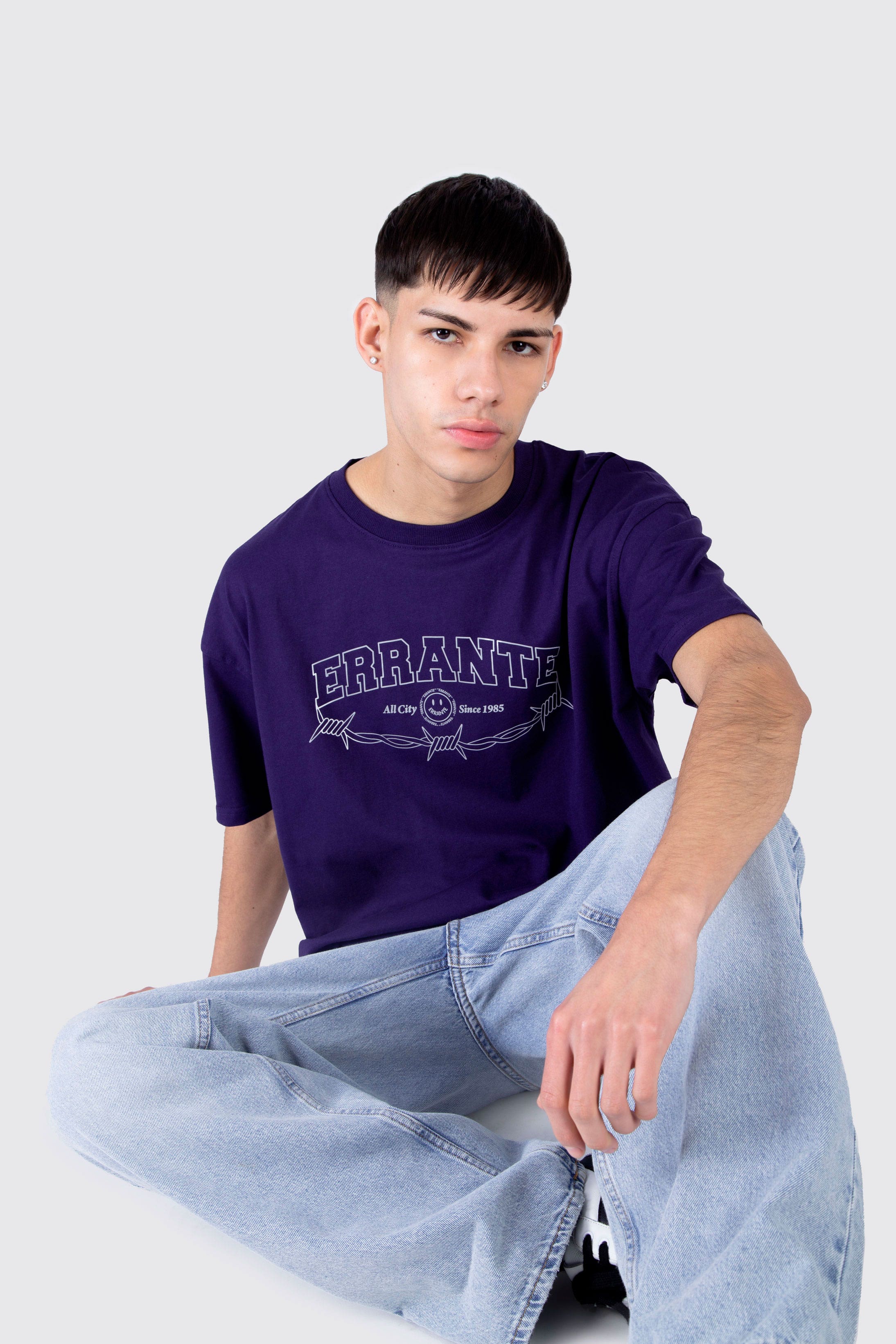 Polera M/C Wired Morado ERRANTE 