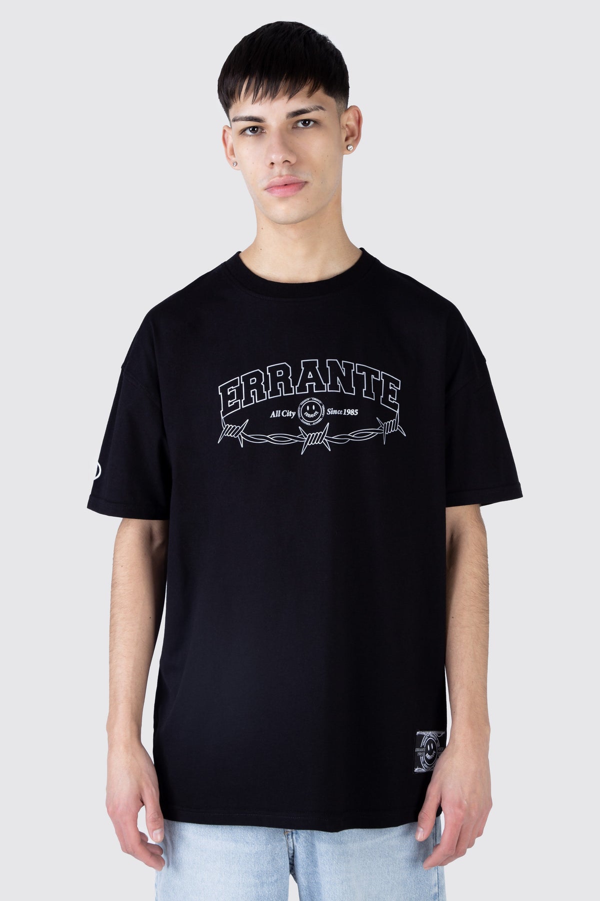 Polera M/C Wired Negro ERRANTE 
