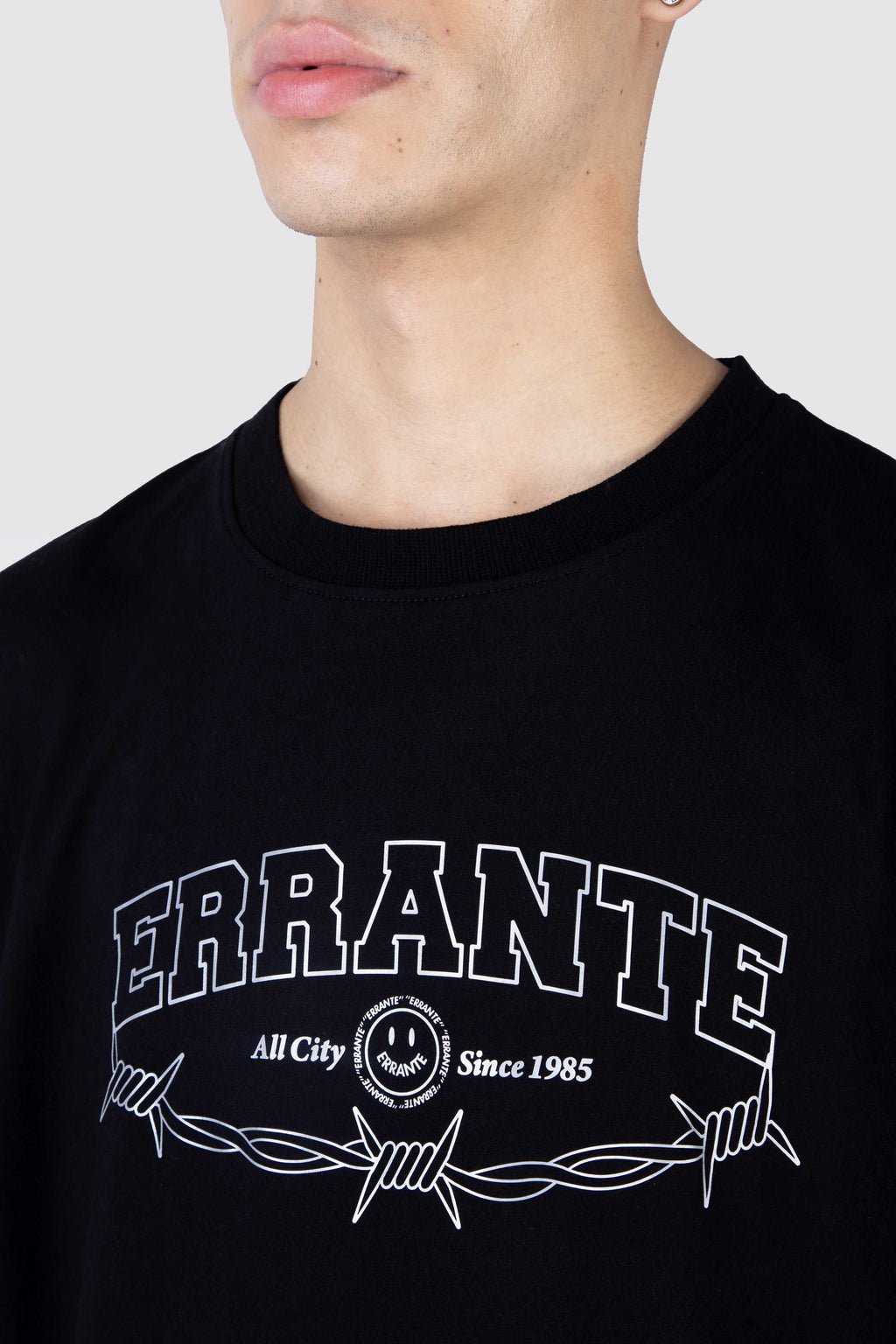 Polera M/C Wired Negro ERRANTE 
