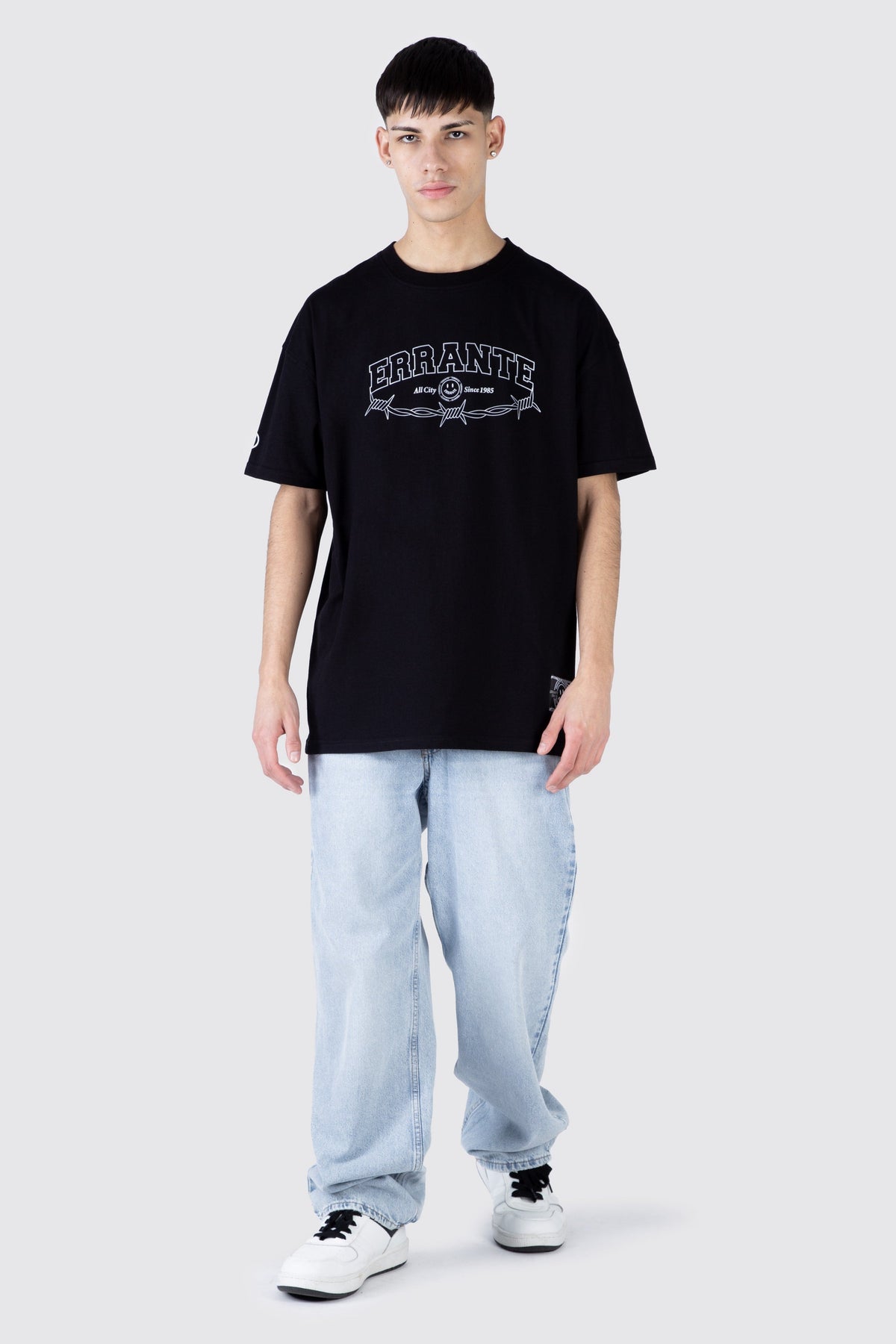 Polera M/C Wired Negro ERRANTE 
