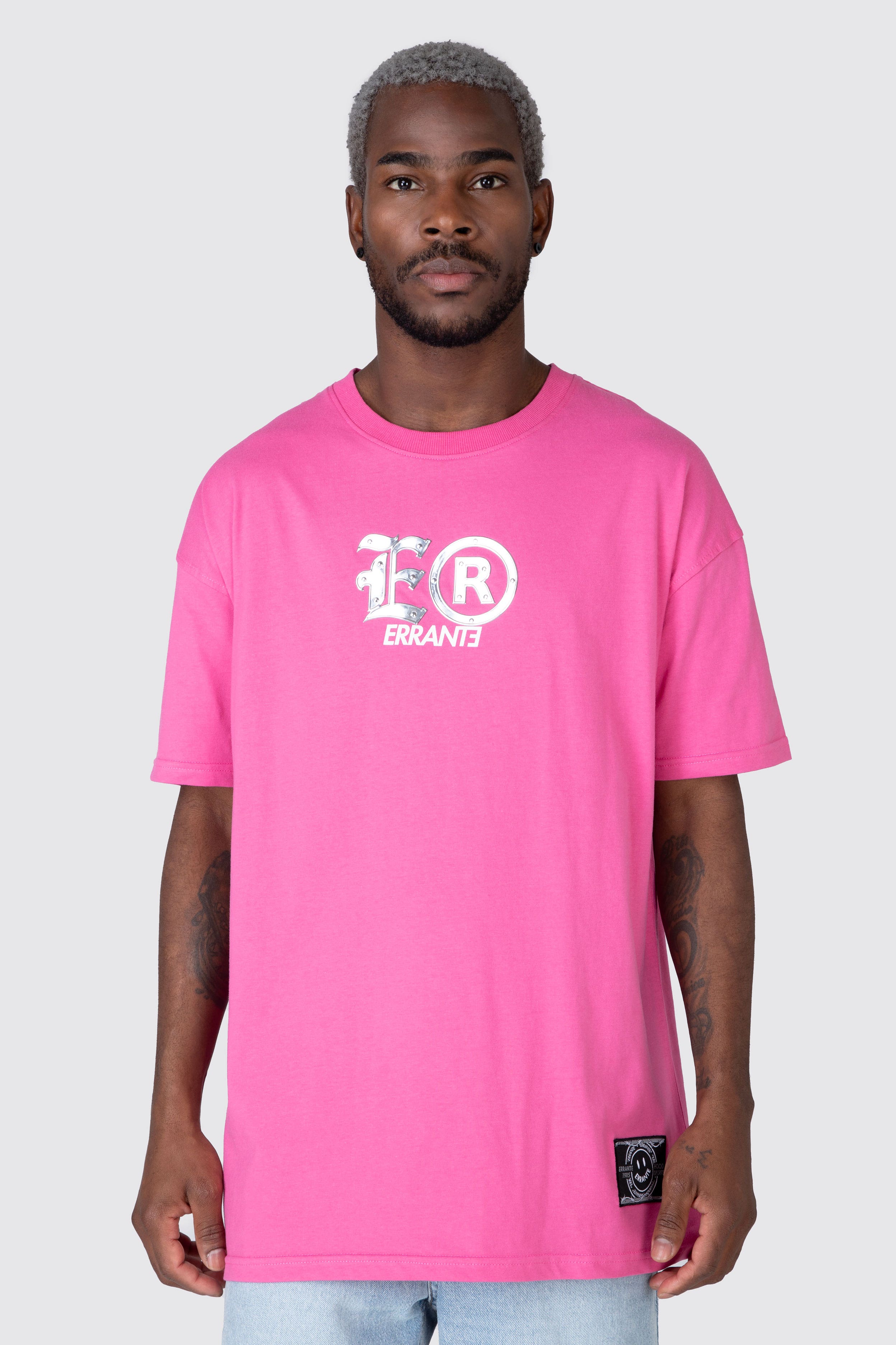 Polera M/C Metallik Rosado ERRANTE 
