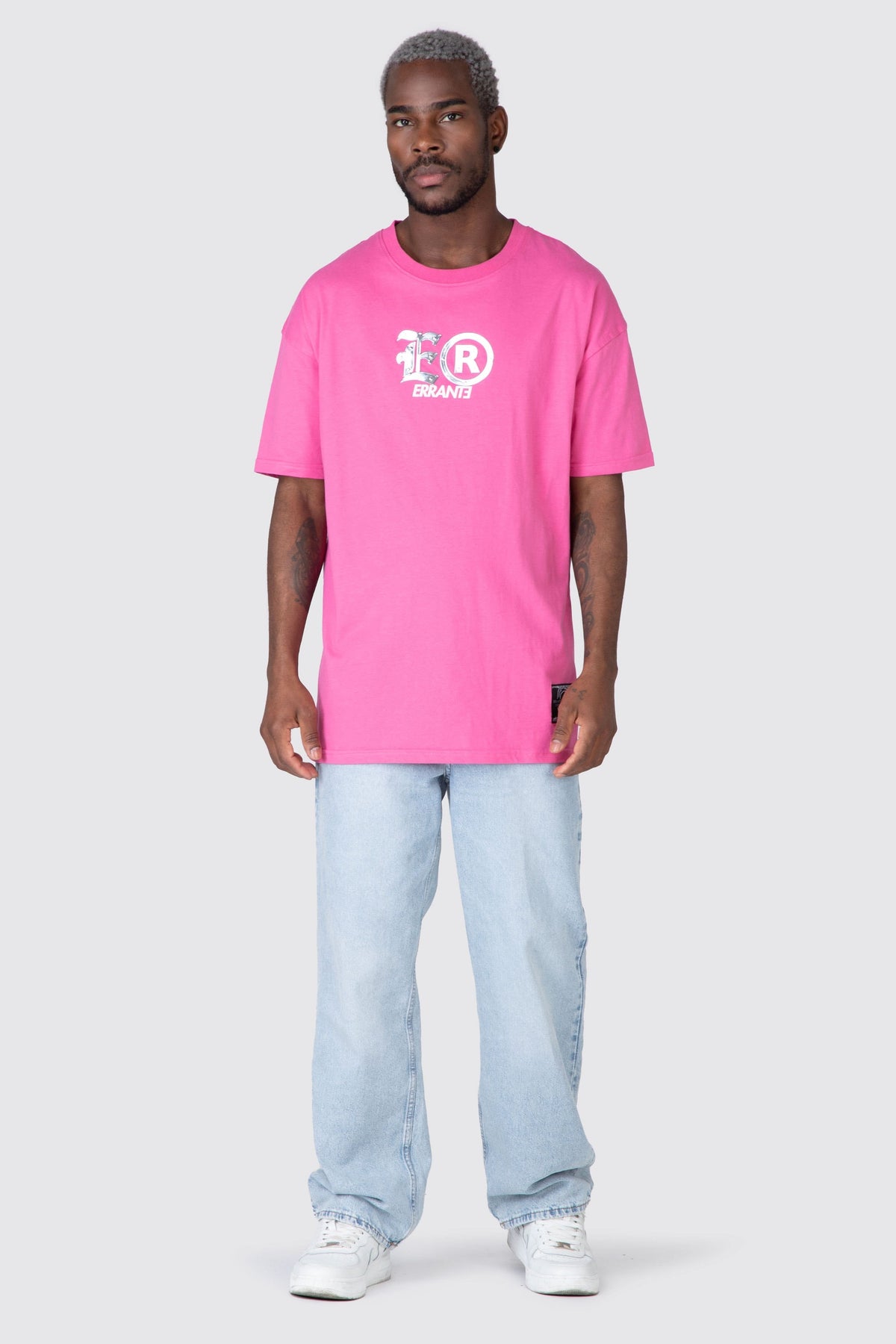 Polera M/C Metallik Rosado ERRANTE 