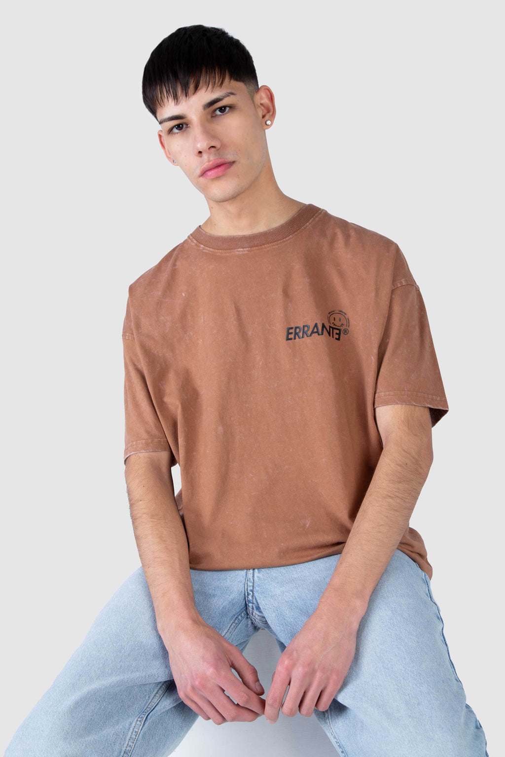 Polera M/C Halfy Café ERRANTE 