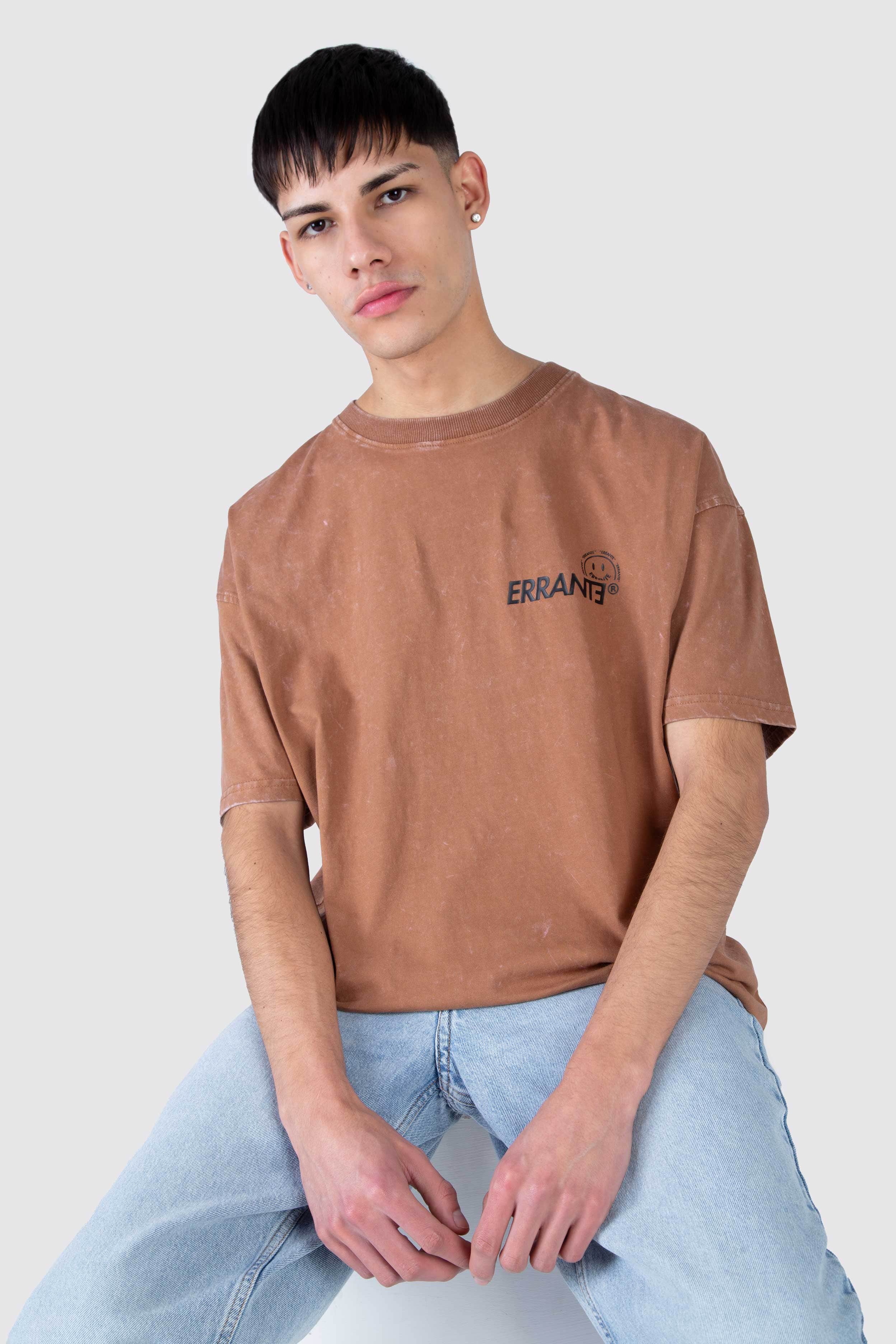 Polera M/C Halfy Café ERRANTE 