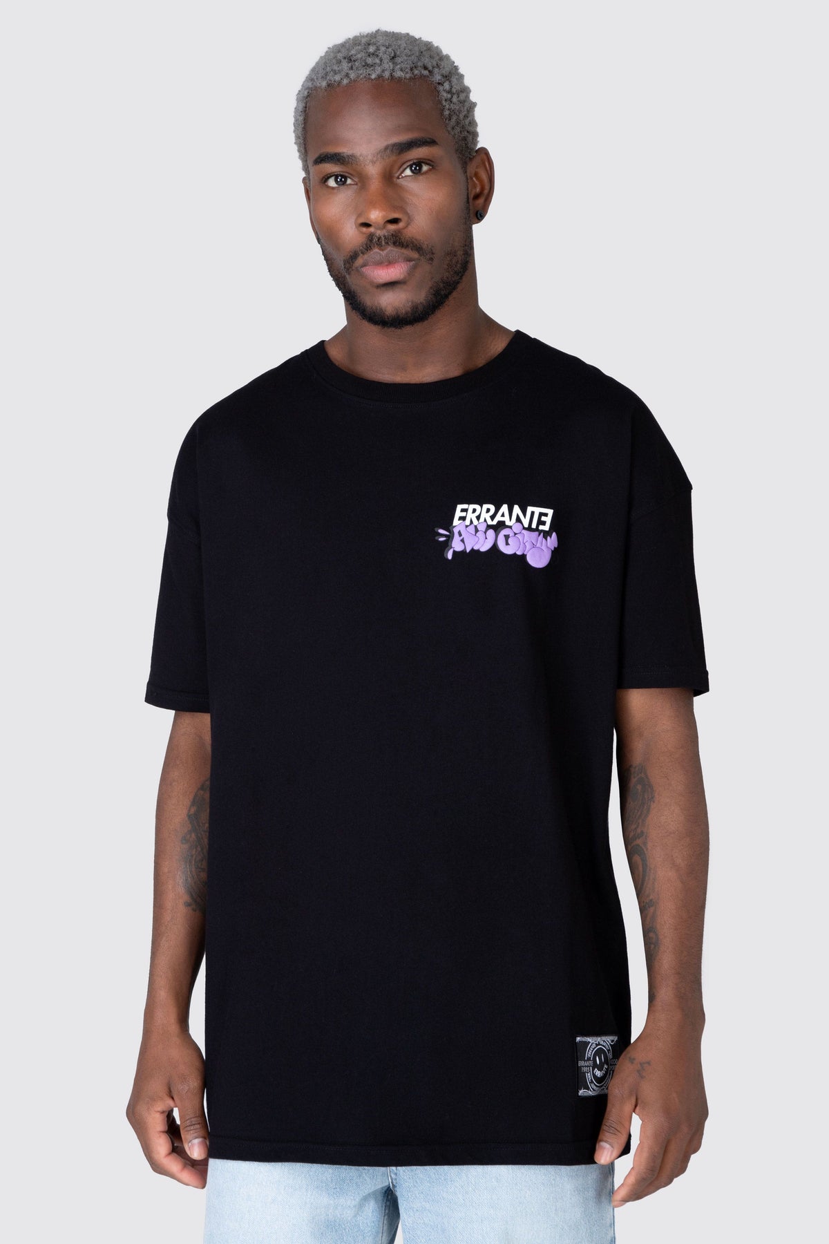 Polera M/C All City Bubble Negro Errante 