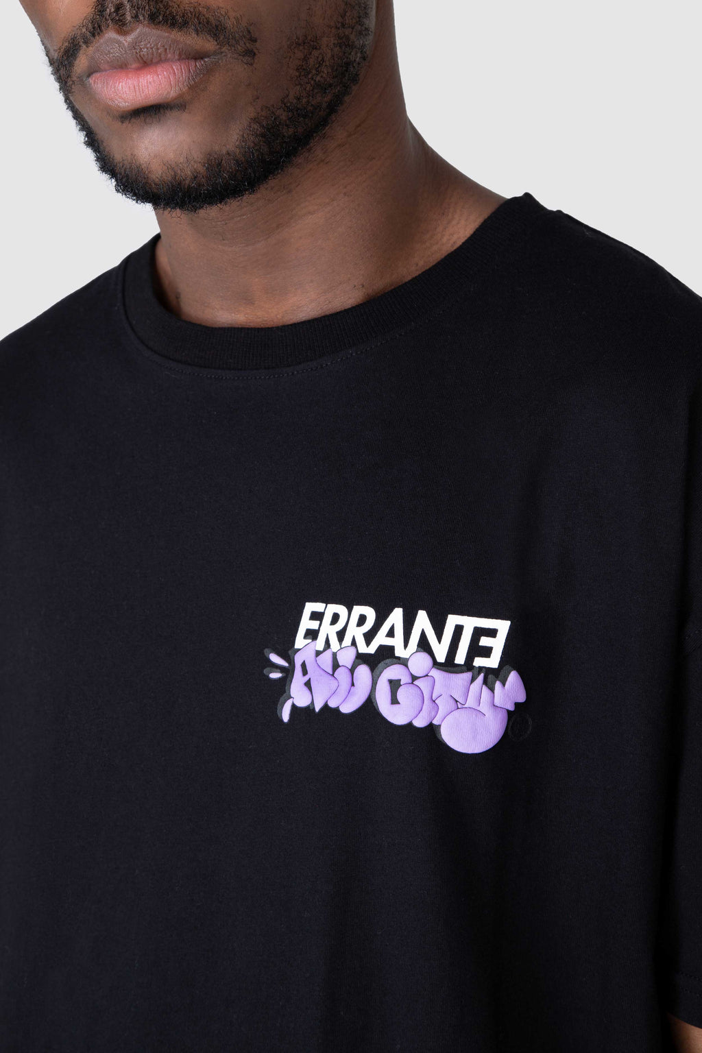 Polera M/C All City Bubble Negro Errante 