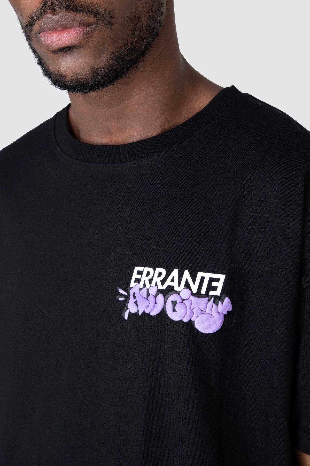 Polera M/C All City Bubble Negro Errante 