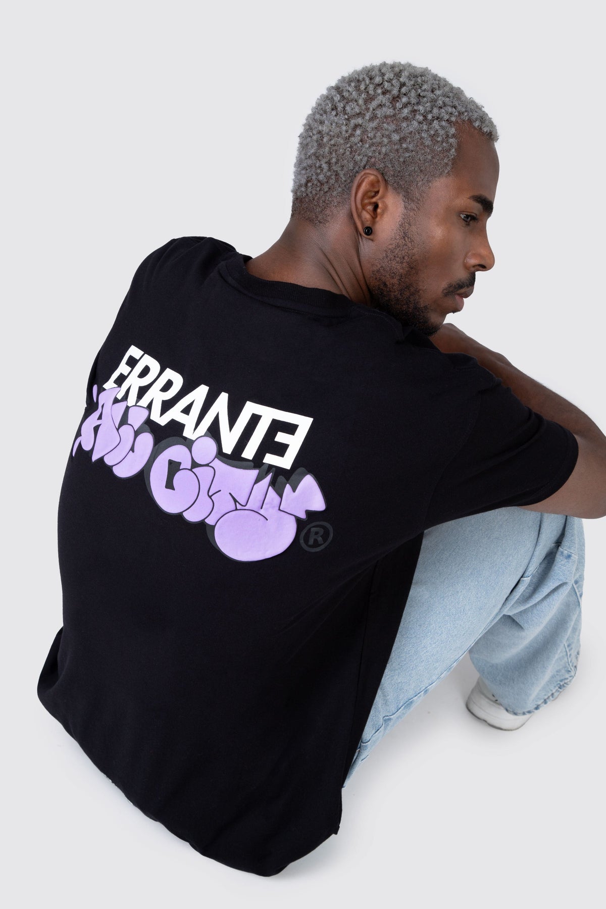 Polera M/C All City Bubble Negro Errante 