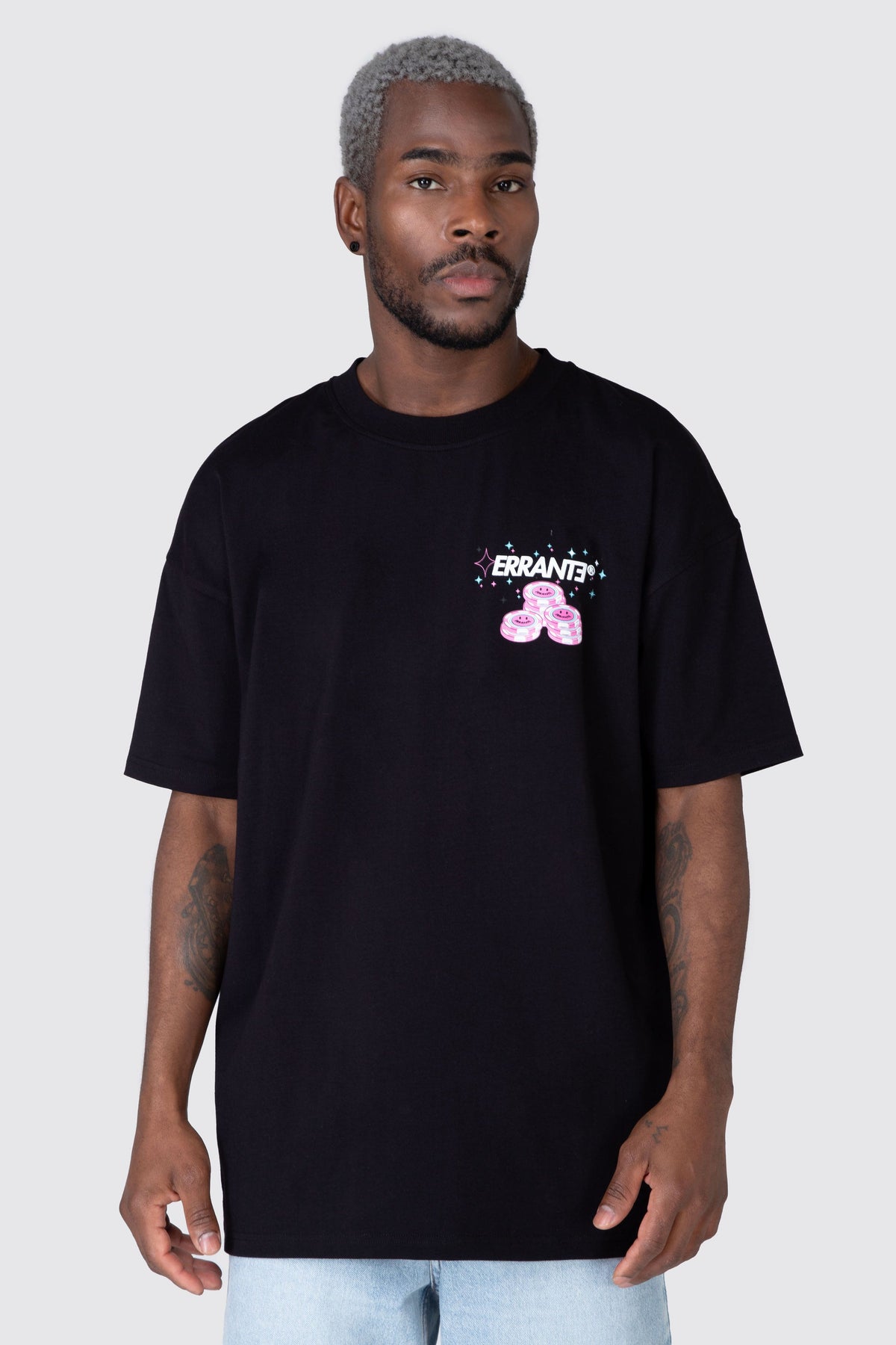 Polera M/C Royale Negro Errante 