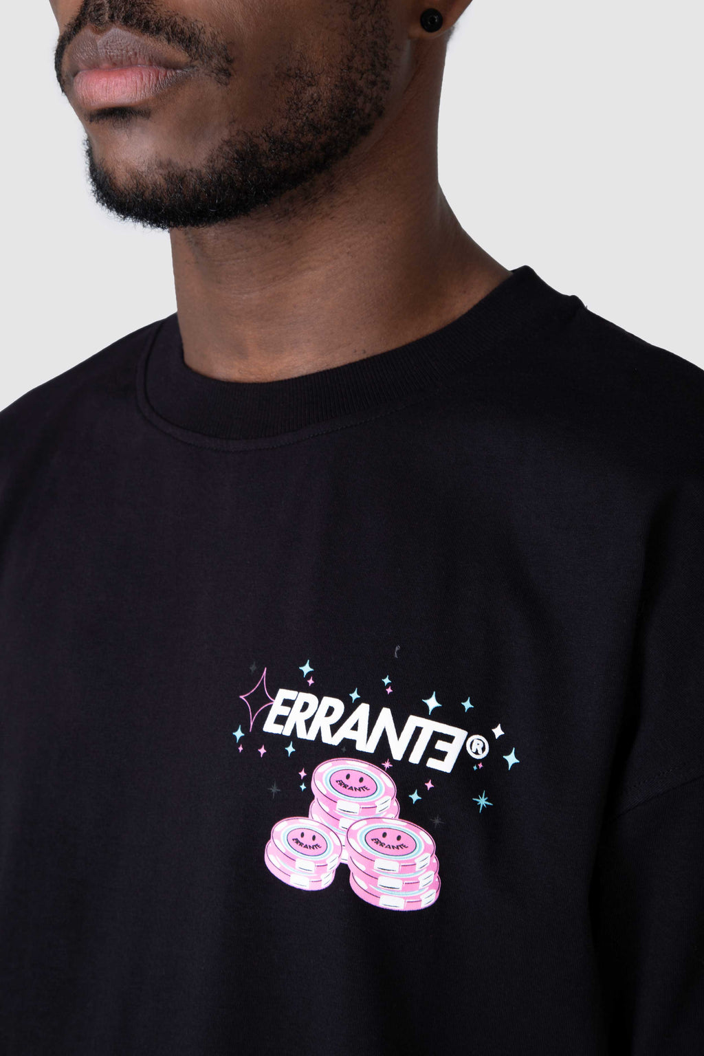 Polera M/C Royale Negro Errante 