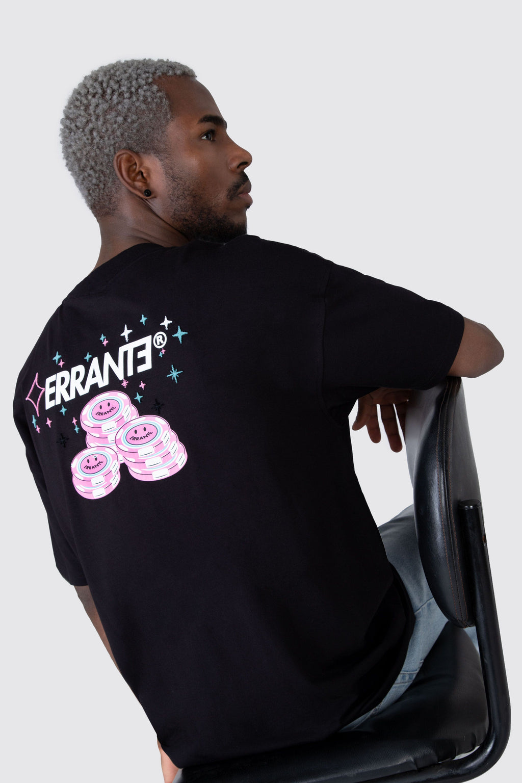 Polera M/C Royale Negro Errante 