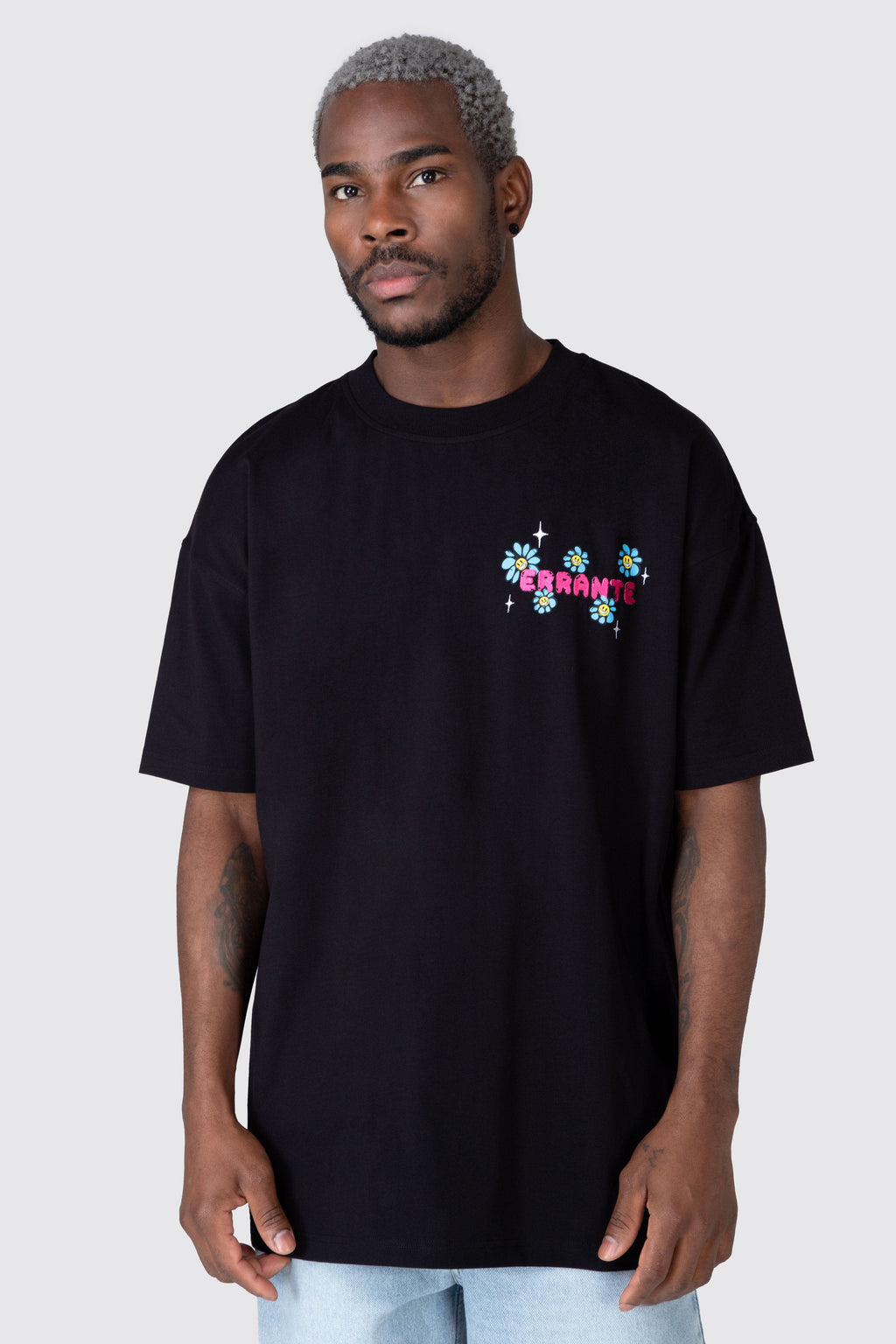 Polera M/C Sneaker Pot Negro Errante 
