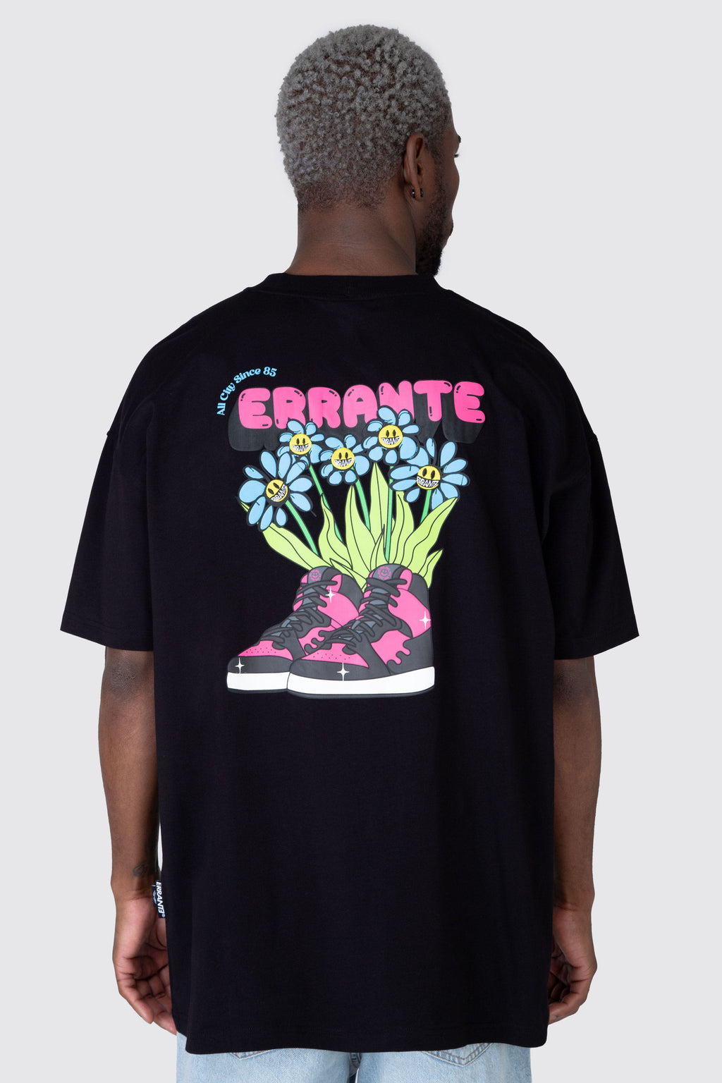Polera M/C Sneaker Pot Negro Errante 