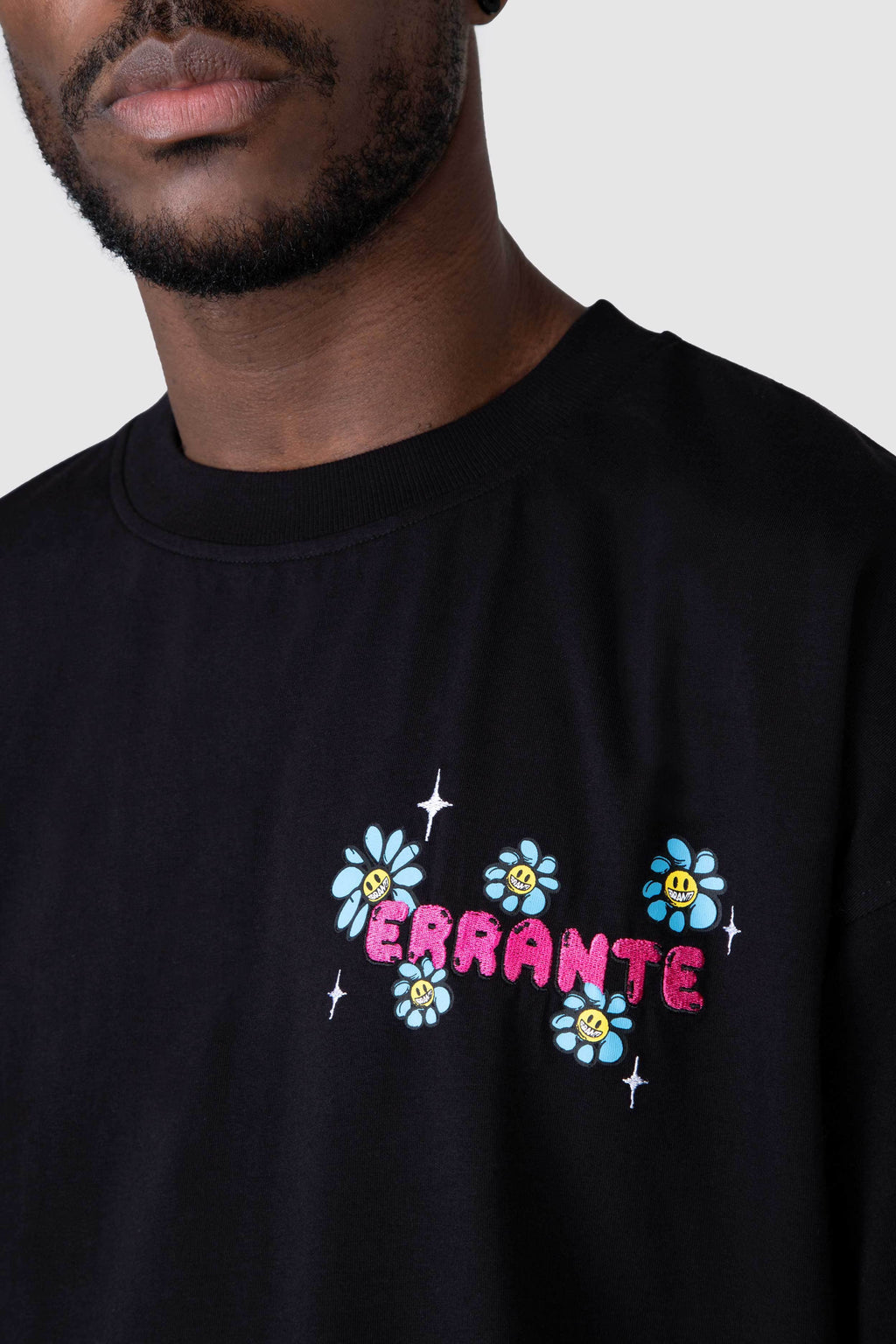 Polera M/C Sneaker Pot Negro Errante 