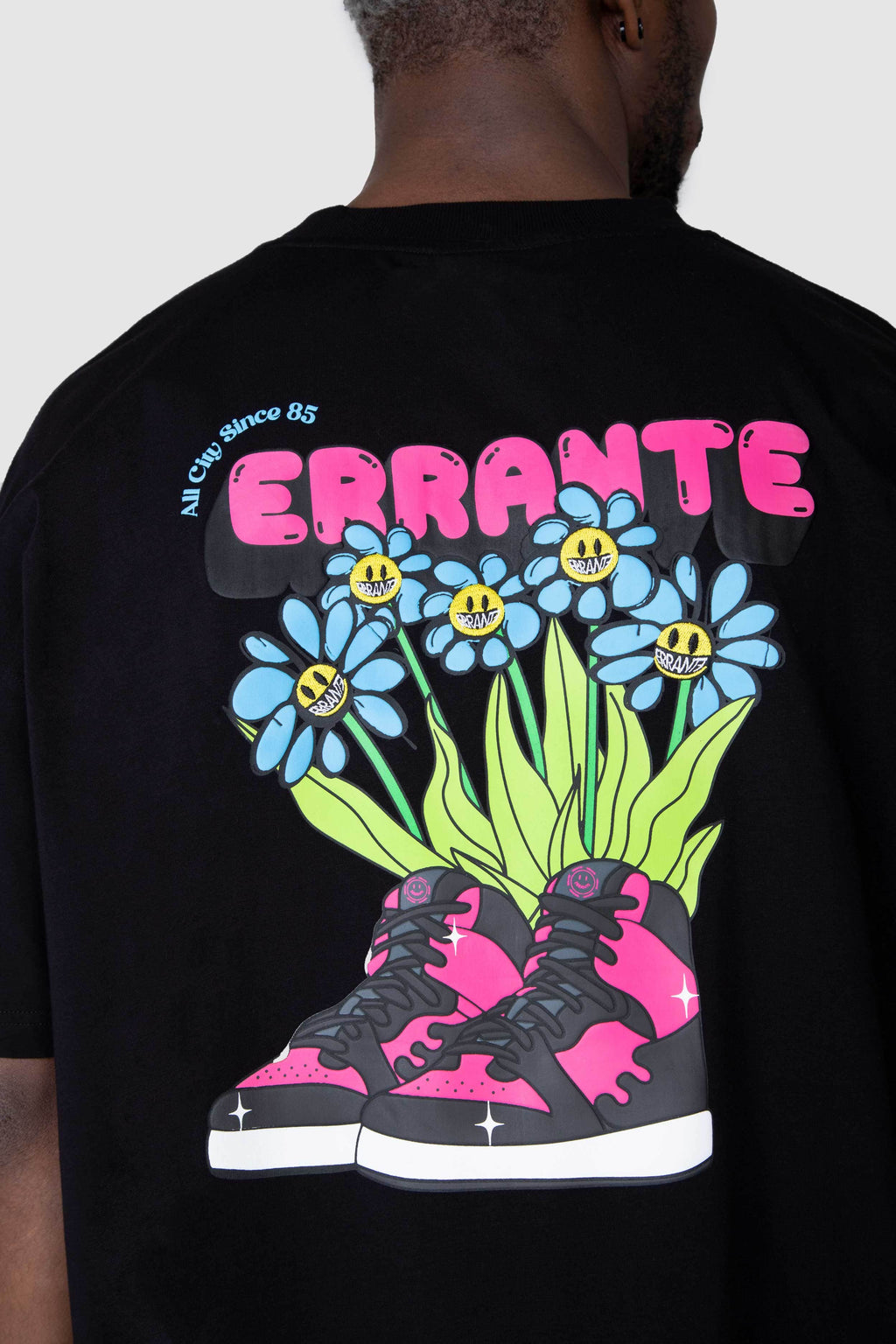 Polera M/C Sneaker Pot Negro Errante 