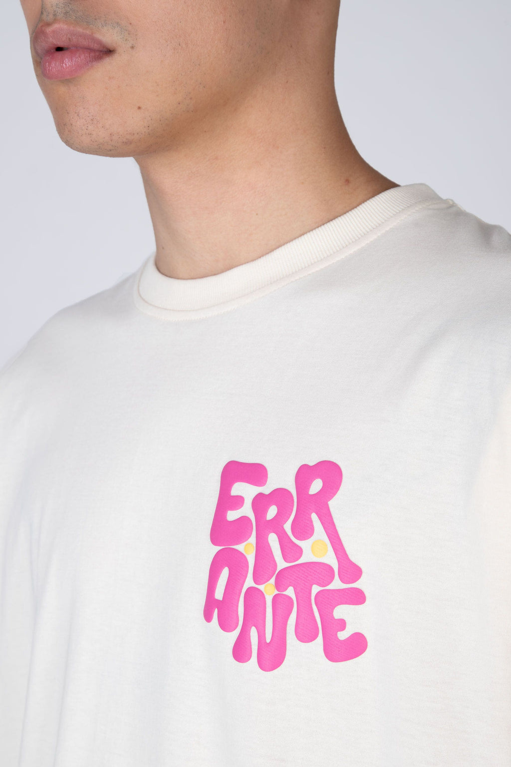 Polera M/C Mood Board Blanco ERRANTE