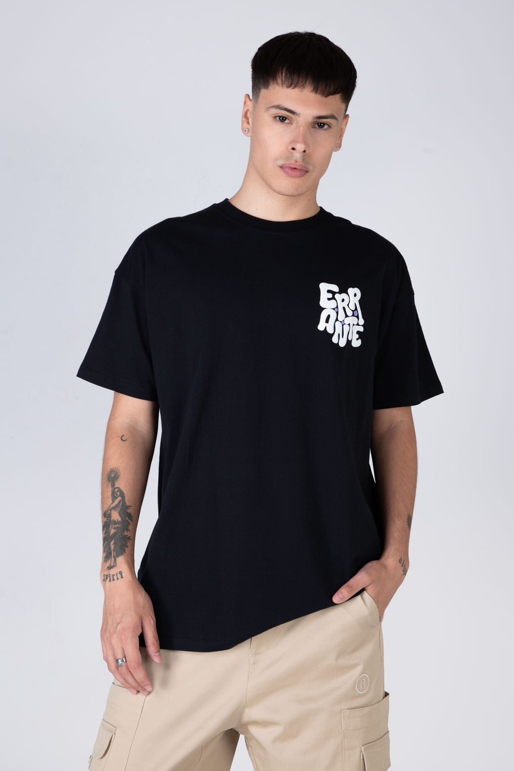 Polera M/C Mood Board Negro ERRANTE