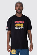 Polera M/C Garfield Triple Ego Negro ERRANTE 