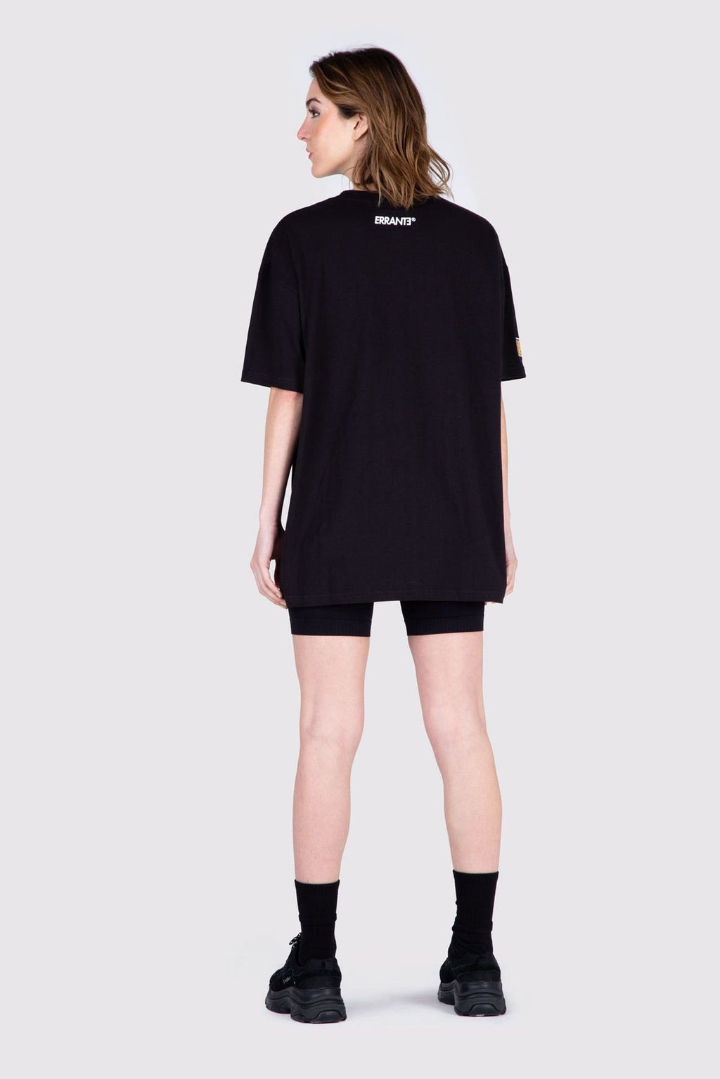 Polera M/C Garfield Triple Ego Negro ERRANTE 