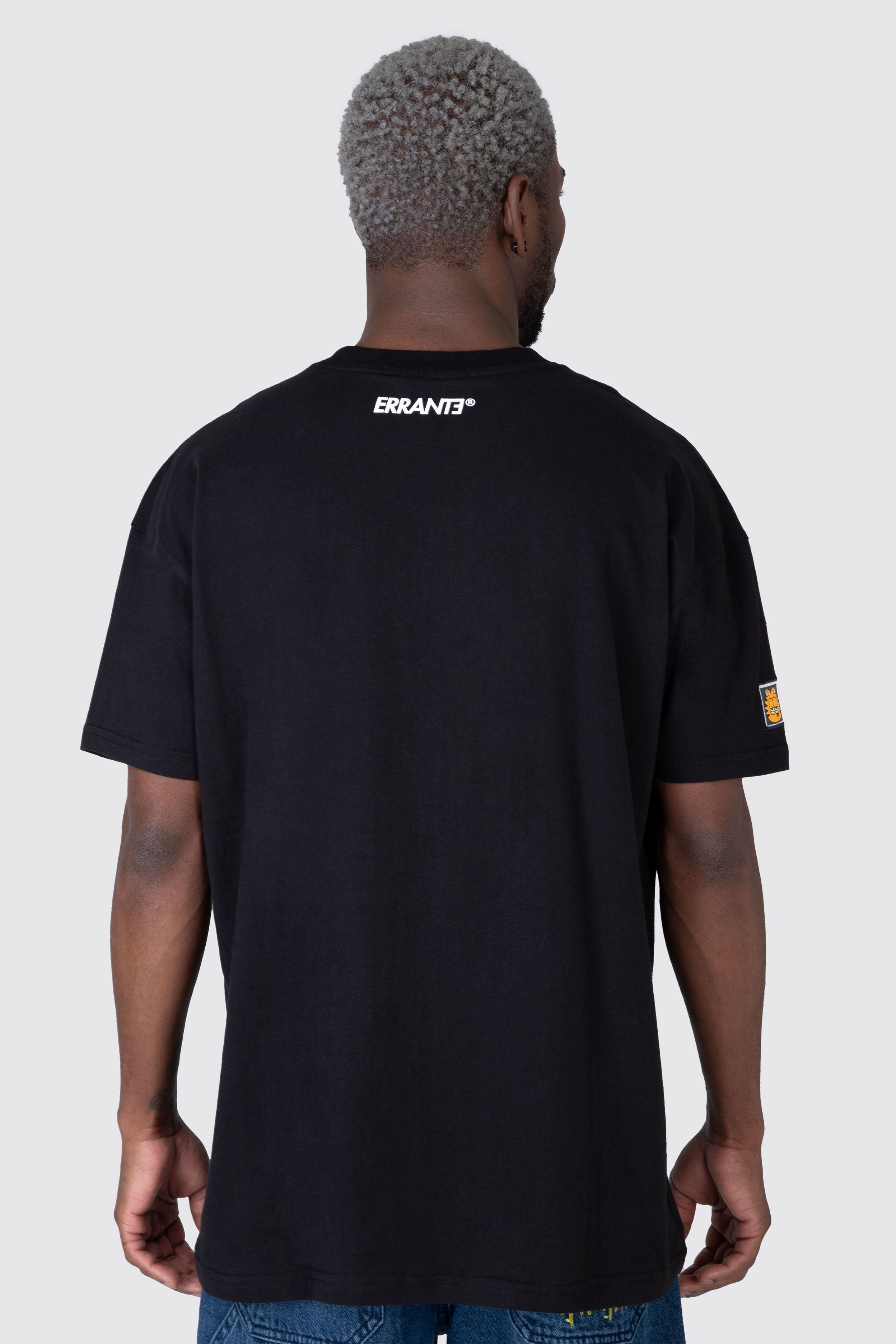 Polera M/C Garfield Triple Ego Negro ERRANTE 
